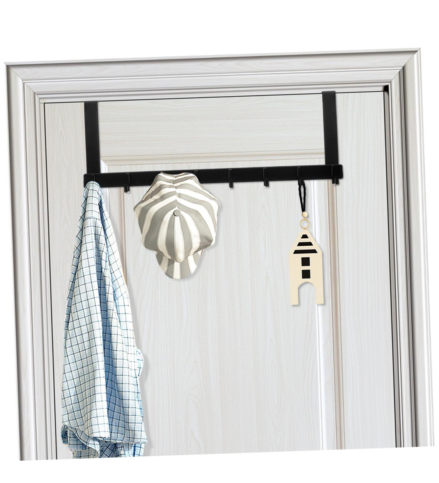 PRETYZOOM Door Hanging Hooks Space Aluminum Door Hanger Peg Hooks Hangers Back Door Coat Hooks Door Rack Hanger Shelf Outdoor - Buy Online on GoSupps.com