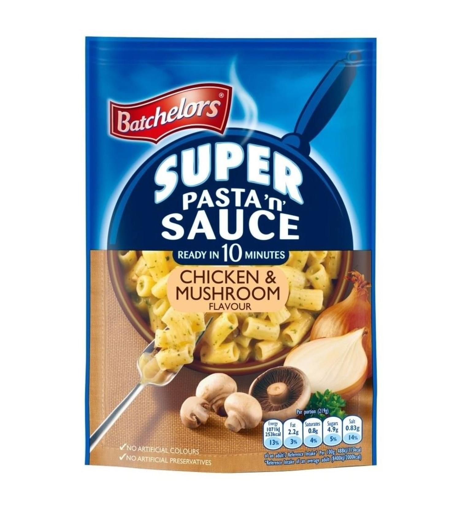 Batchelors Pasta 'N' Sauce Chicken and Mushroom 122g