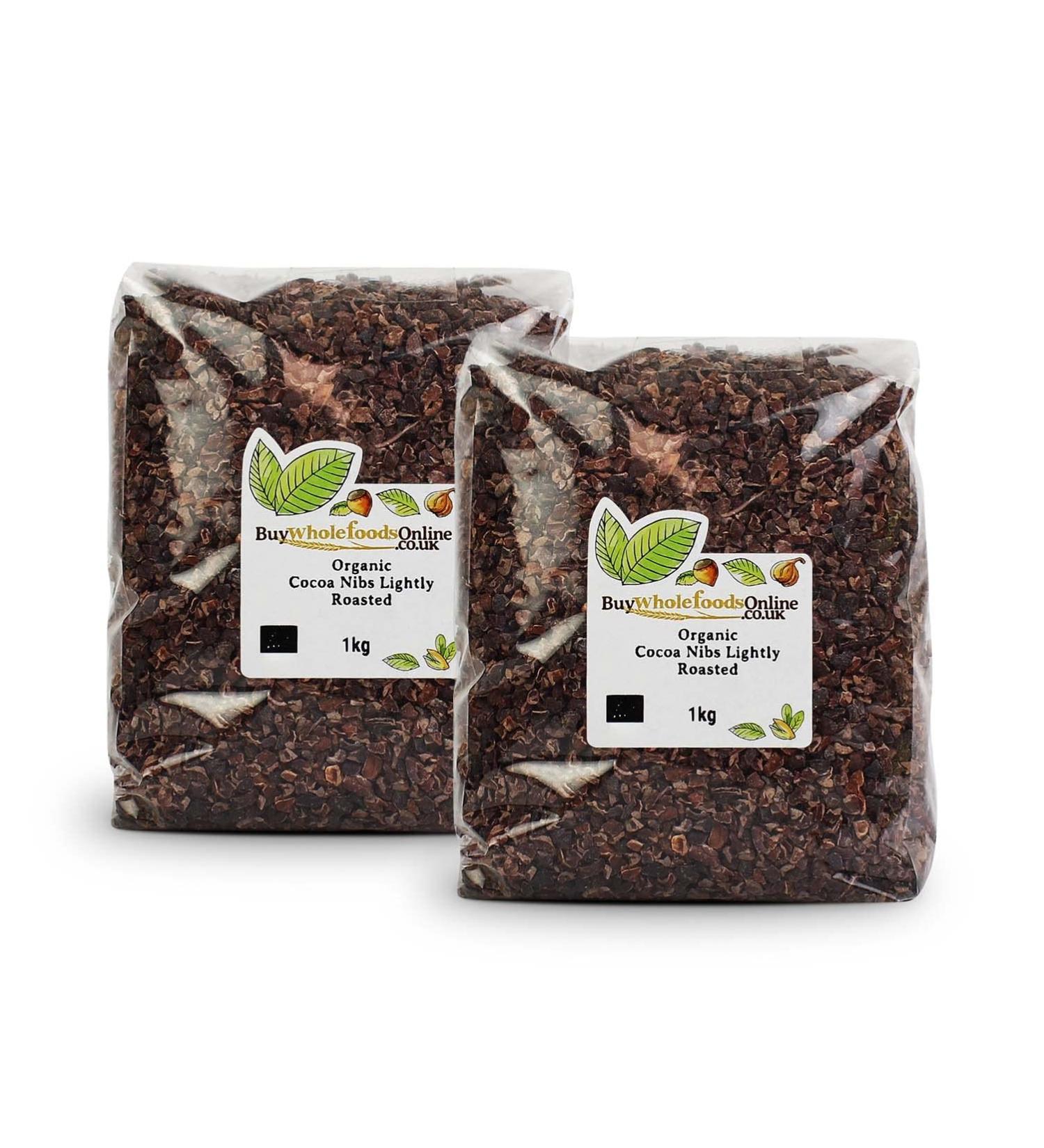 Organic Cocoa Nibs (Lightly Roasted) 2kg (BWFO) - Buy Online on GoSupps.com