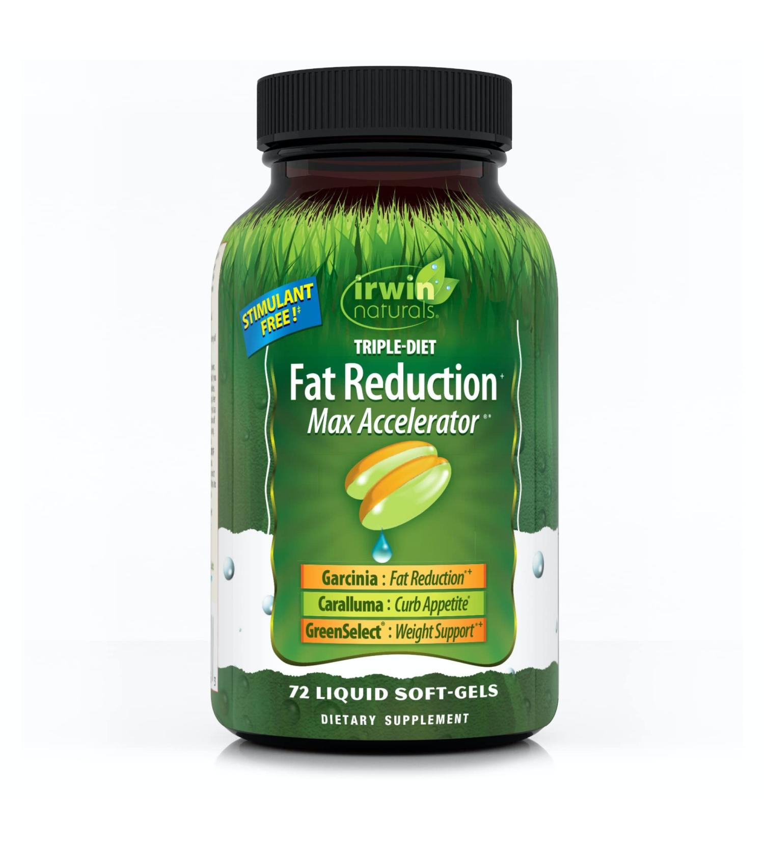 Irwin Naturals Triple-Diet Max Accelerator - 72 Liquid Soft-Gels for Effective Weight Management - Buy Online on GoSupps.com