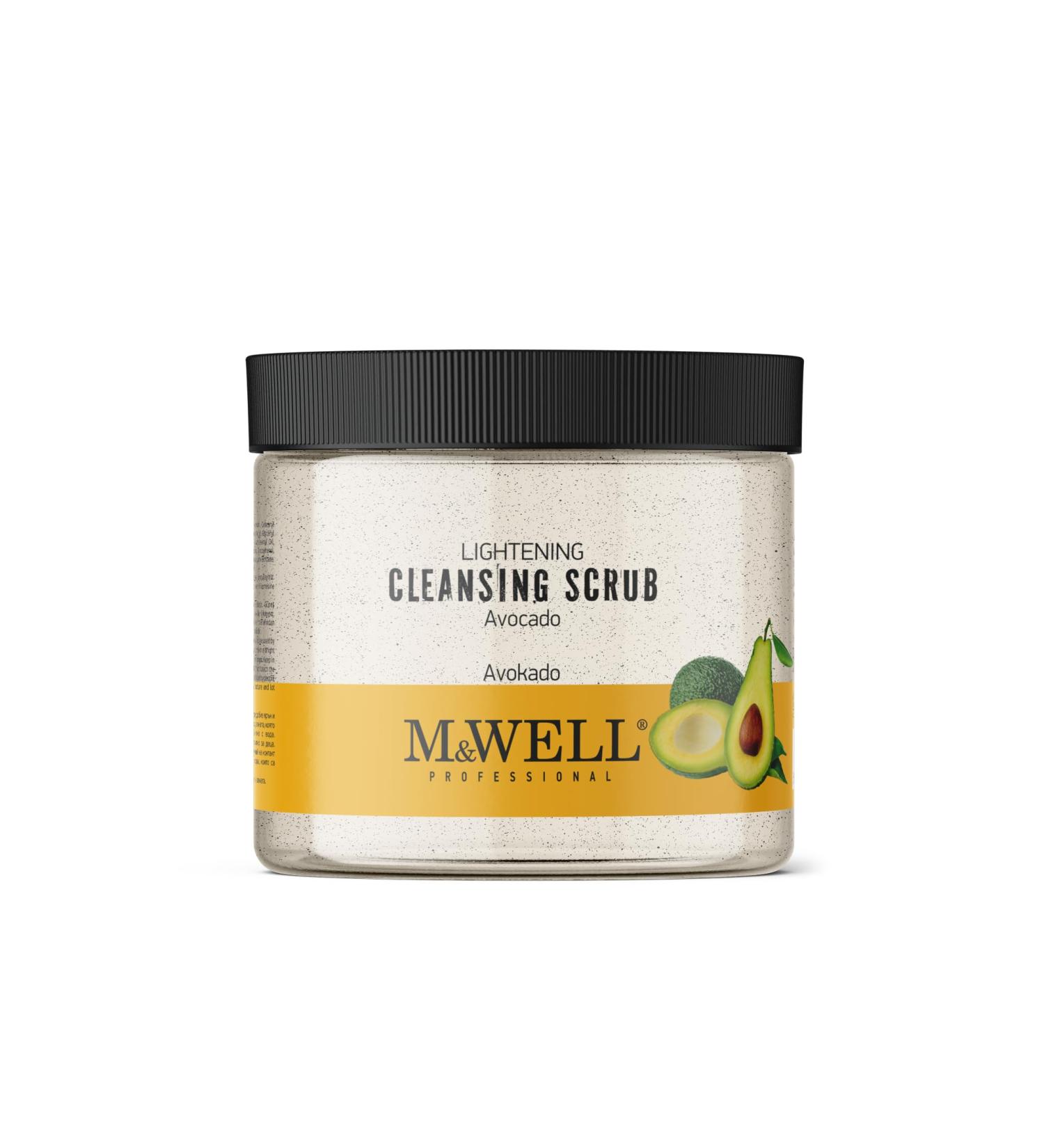 Kozmetik M&WELL Cleansing peel with avocado for face and body 500 g