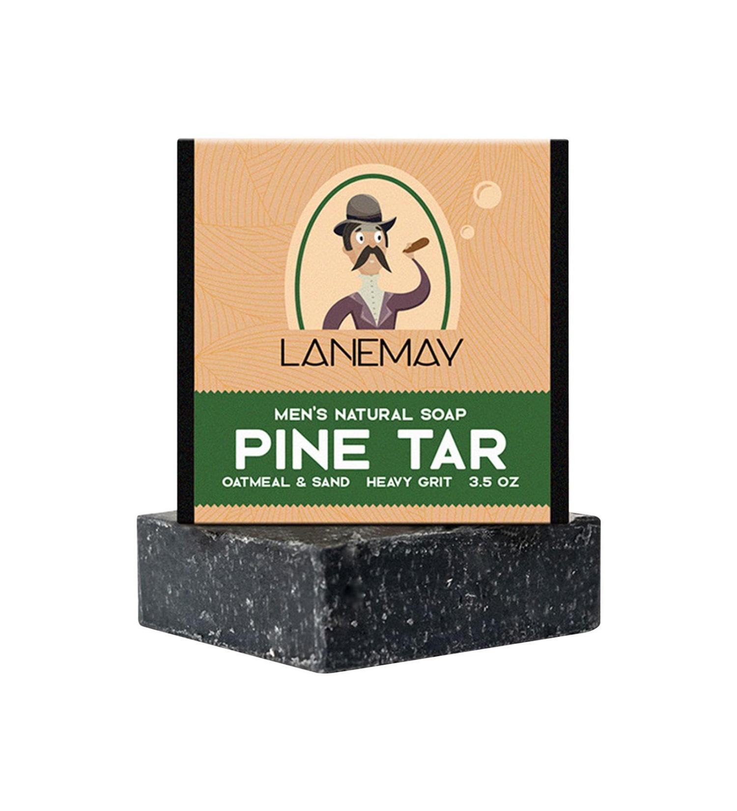 100g Men's Natural Soap All-Natural Soap Men Men's Pine Tar Soap Natural Bar Soap For Men Natural Soap Bar For Men Handmade Handmade Brightening Soap Cold Process Pine Tar Soap For Men - Buy Online on GoSupps.com