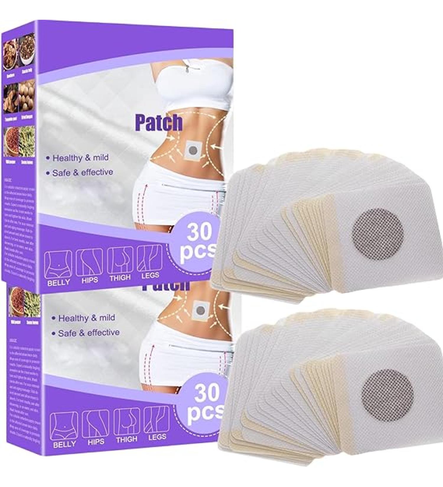 60 Pcs Belly Patches - Toning  Firming & Sweatproof Waterproof Stickers for All | Purple (2 Boxes) - Buy Online on GoSupps.com