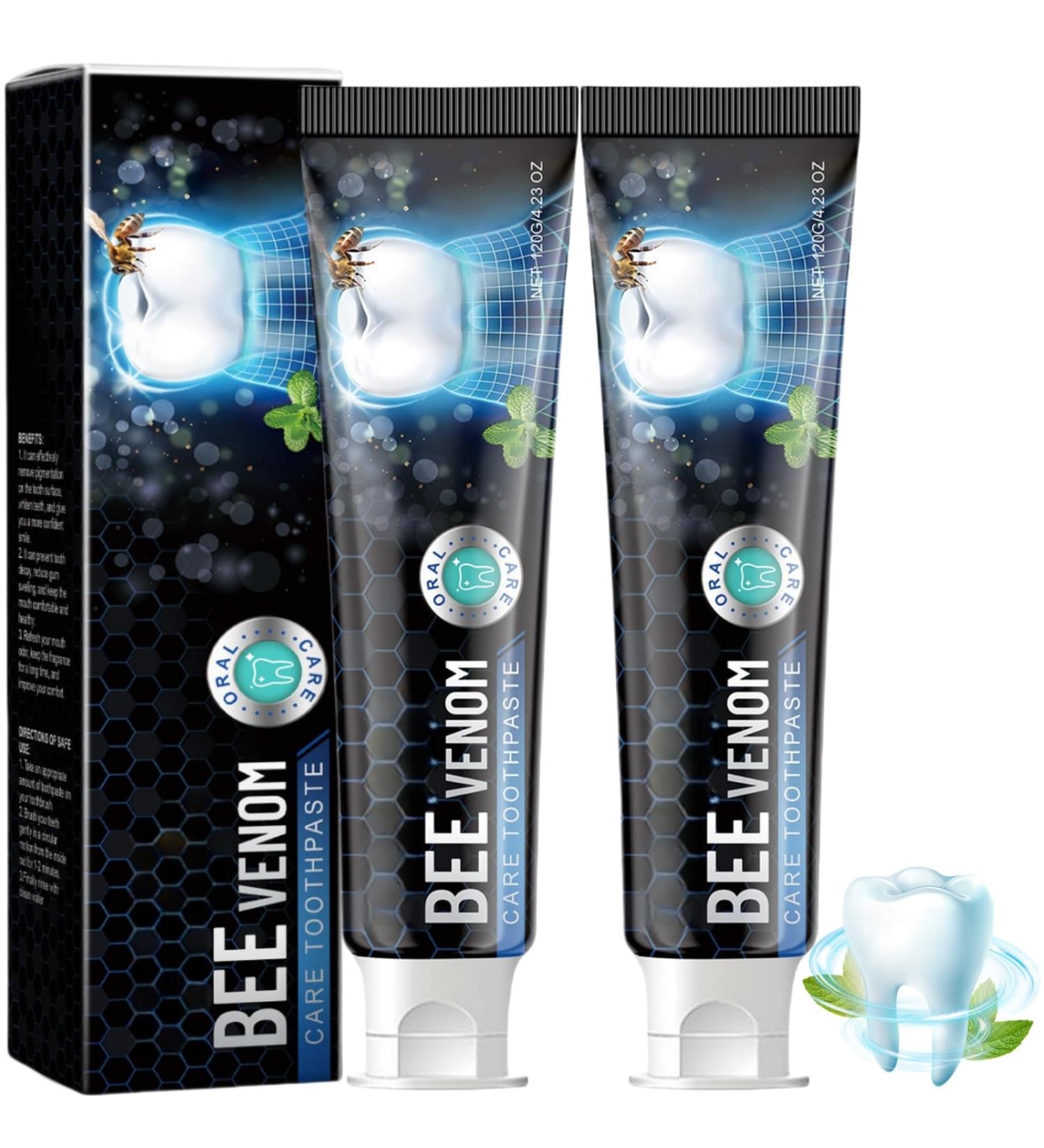 Bee Venom Toothpaste | Natural Bee Propolis for Fresh Breath | International Shipping - Buy Online on GoSupps.com