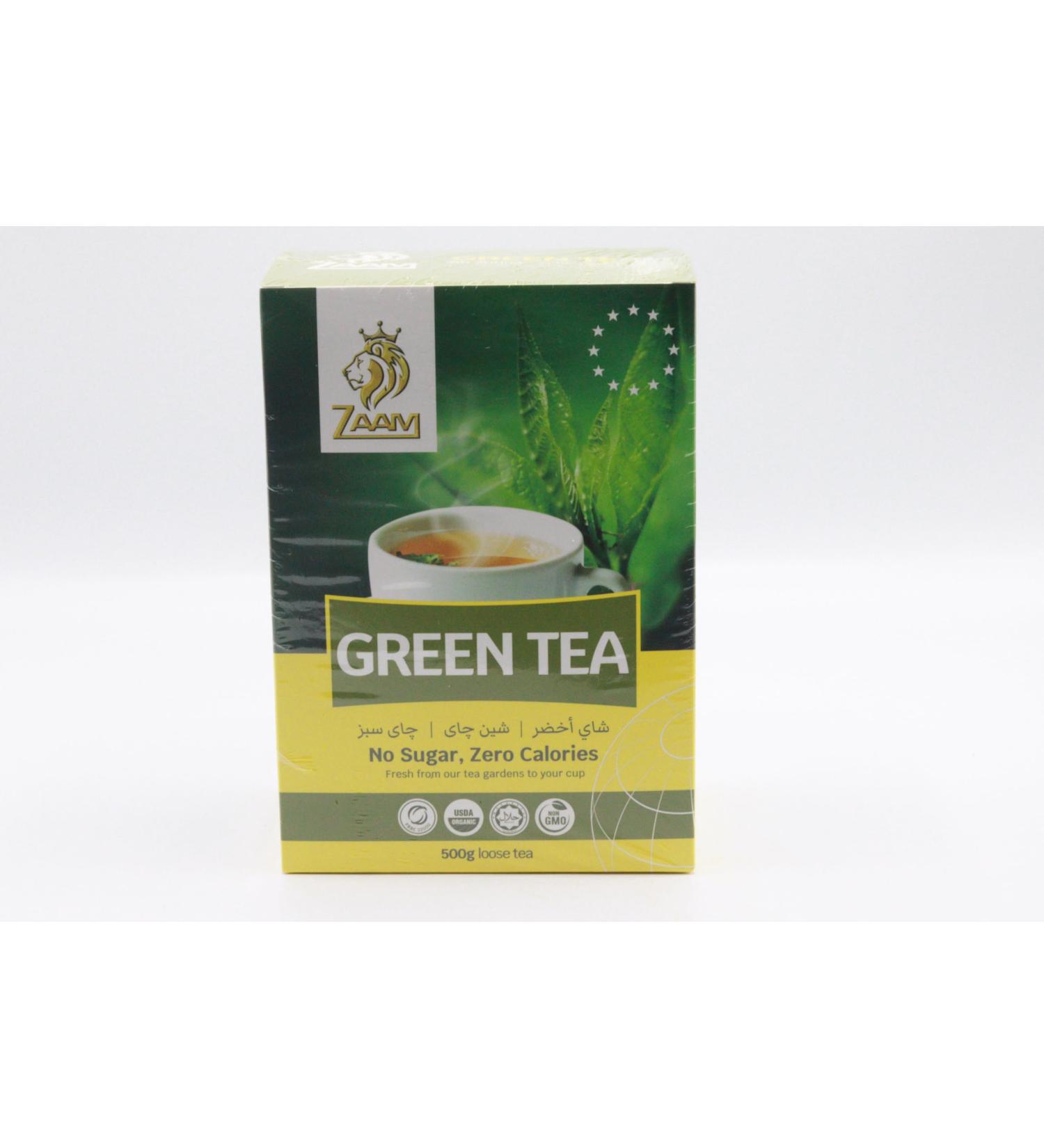 Zaam Green Tea - No Sugar Zero Calories 500g - Authentic Taste Experience - Buy Online on GoSupps.com