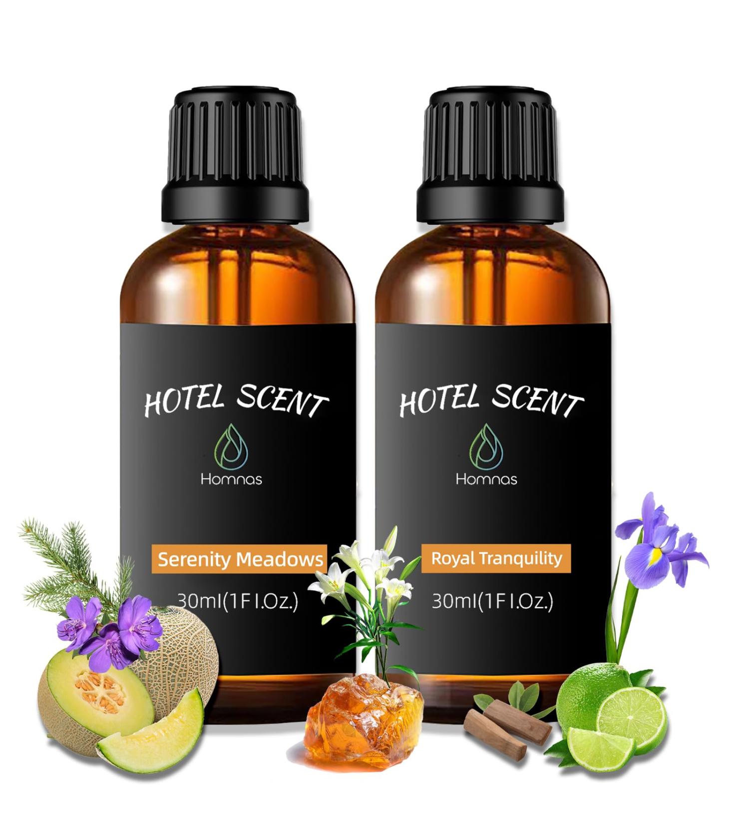 Royal Tranquility & Serenity Meadows Essential Oil - Luxury Hotel Collection Diffuser Oil for Aromatherapy - Pure Home Scents - Buy Online on GoSupps.com