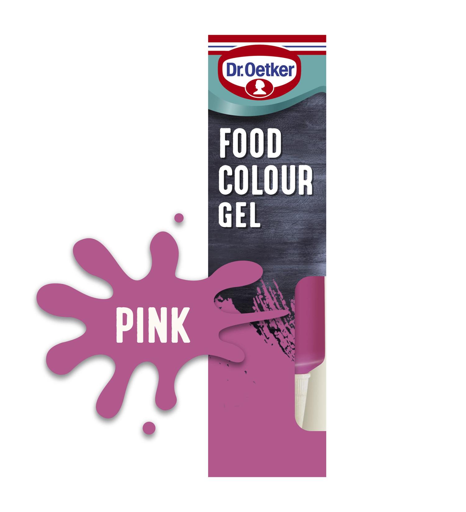 Dr. Oetker Pink Extra Strong Food Colour Gel 15ml - Buy Online on GoSupps.com