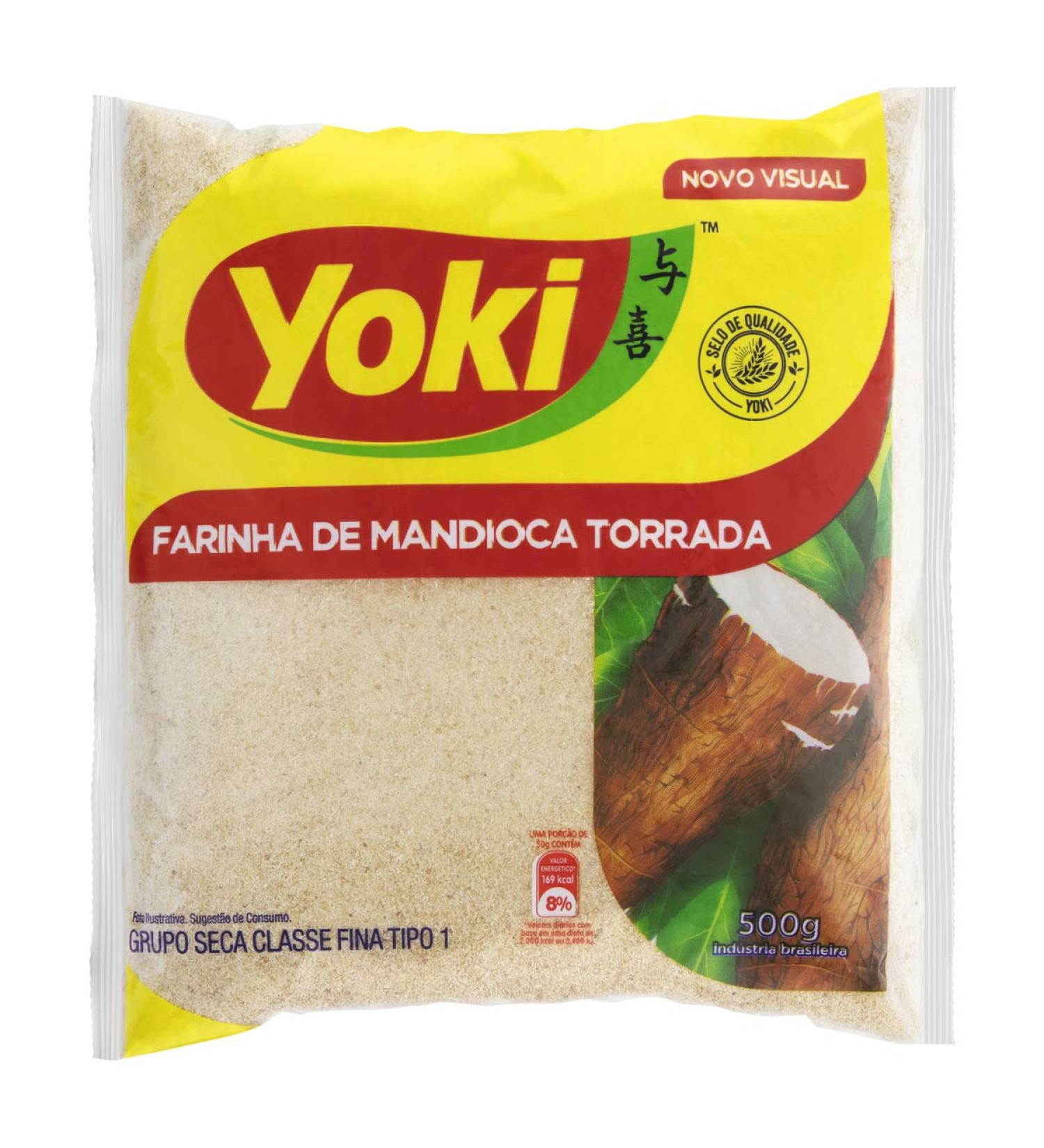Farinha Mandioca Torrada Yoki 500g Premium Cassava Flour for International Shipping - Buy Online on GoSupps.com