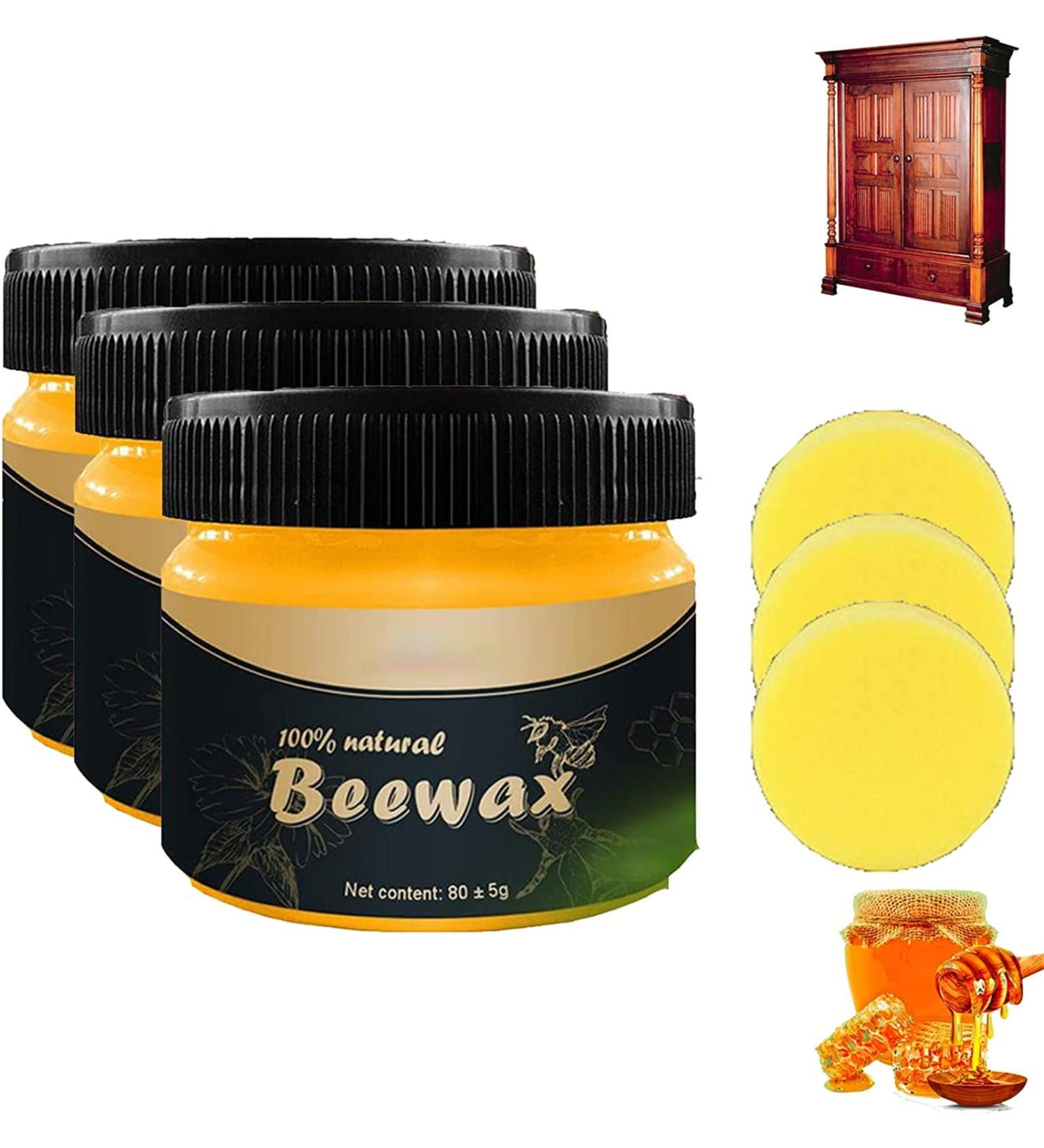 Wood Seasoning Beeswax Wood Care Wax 2023 Beeswax Furniture Polish Natural Beeswax Traditional Wood Wax Multipurpose Beewax Wood Finish Cleaner - Buy Online on GoSupps.com