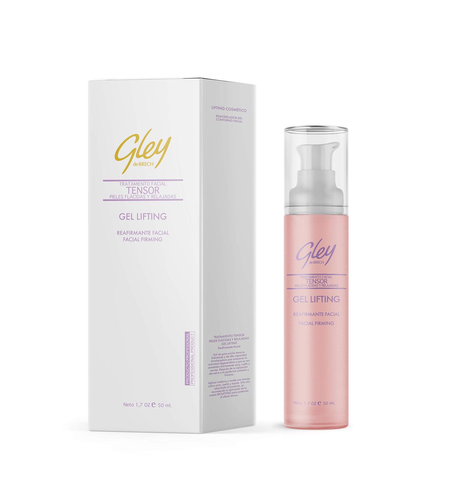 Gley De Brech - Facial firming Strengthening Treatment gel with Vegetable protein and Hyaluronic acid 50ml - Buy Online on GoSupps.com