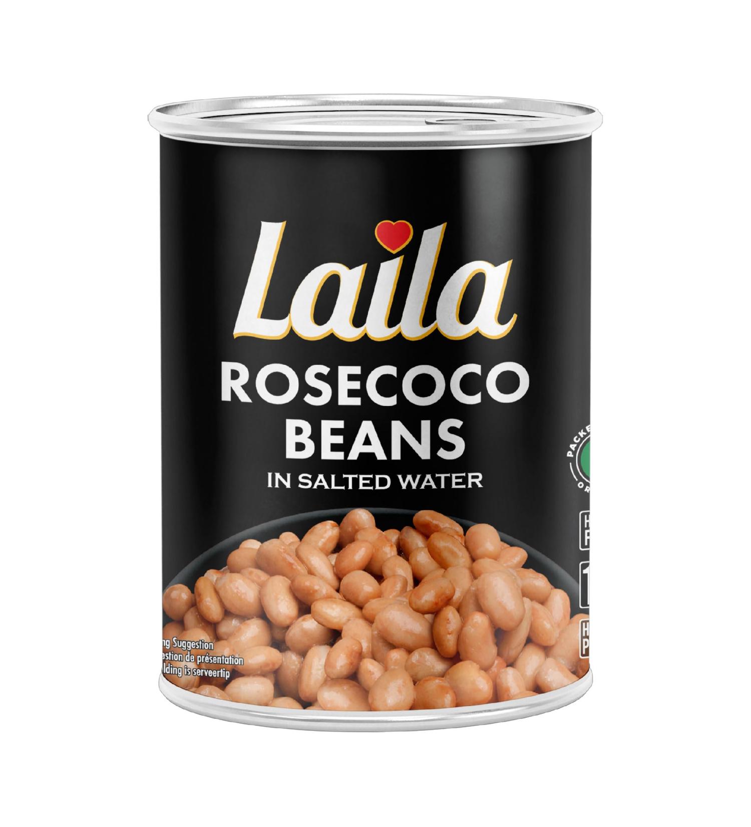 Laila Canned Rosecoco Beans 12x400g (pack of 12) - Buy Online on GoSupps.com