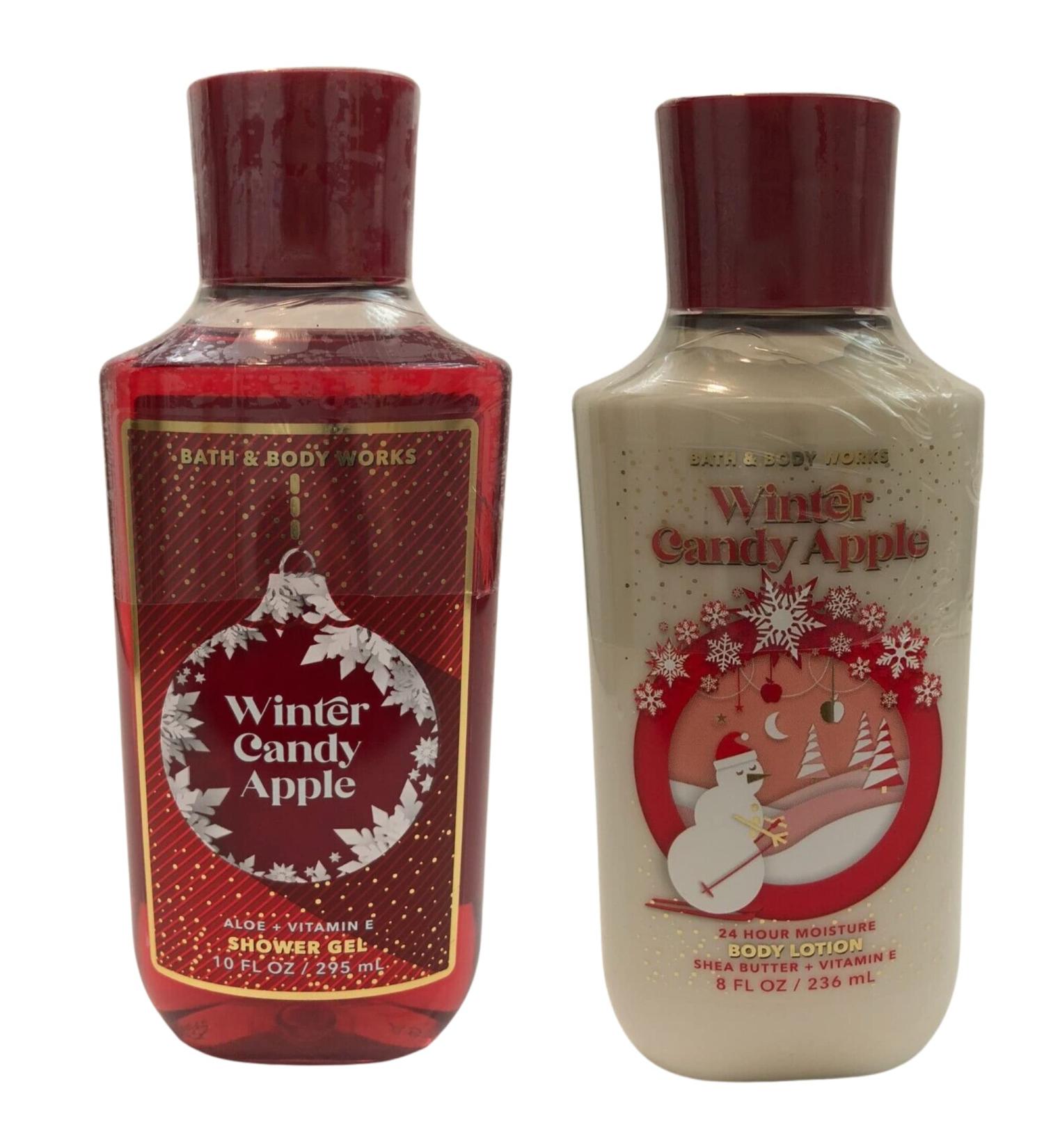 Buy Bath and Body Works Winter Candy Apple Gift Set - 10 oz Shower Gel & 8 oz Lotion | International Shipping Available - Buy Online on GoSupps.com