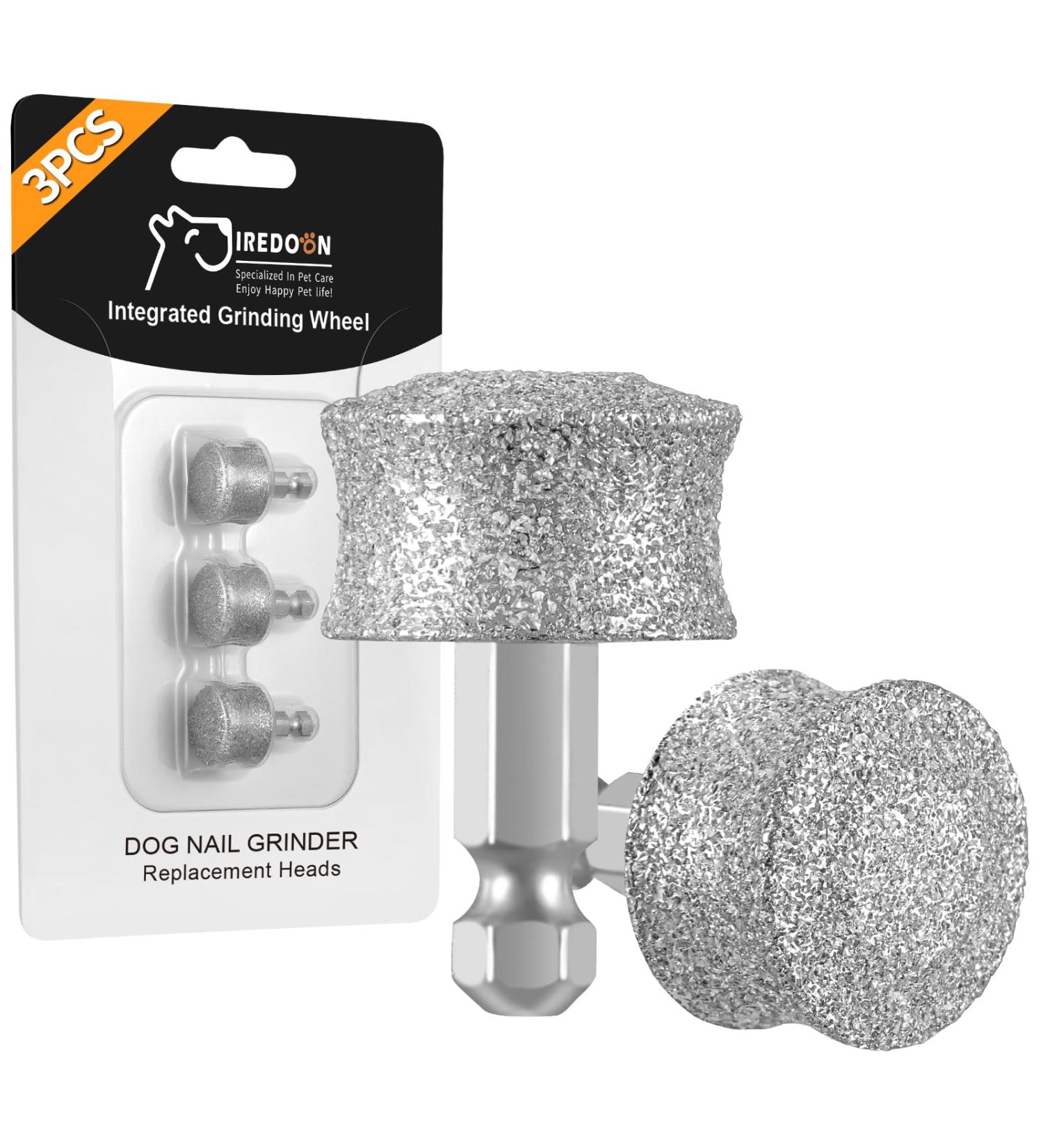 Iredoon Dog Nail Grinder Replacement Head - Integrated Grinding Head for Casfuy & Most Brands - Safe Durable & Efficient (3 Pieces: 100-80-60#) - Buy Online on GoSupps.com