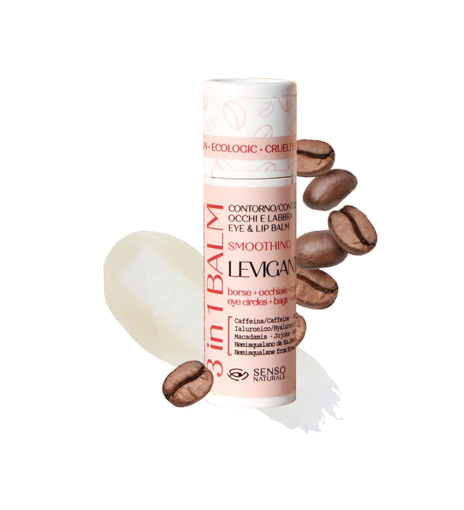 Senso Naturale Stick pour le Contour des Yeux et des L vres Repulpant avec Caf ine et Acide Hyaluronique 100% Naturel et V g talien - Buy Online on GoSupps.com