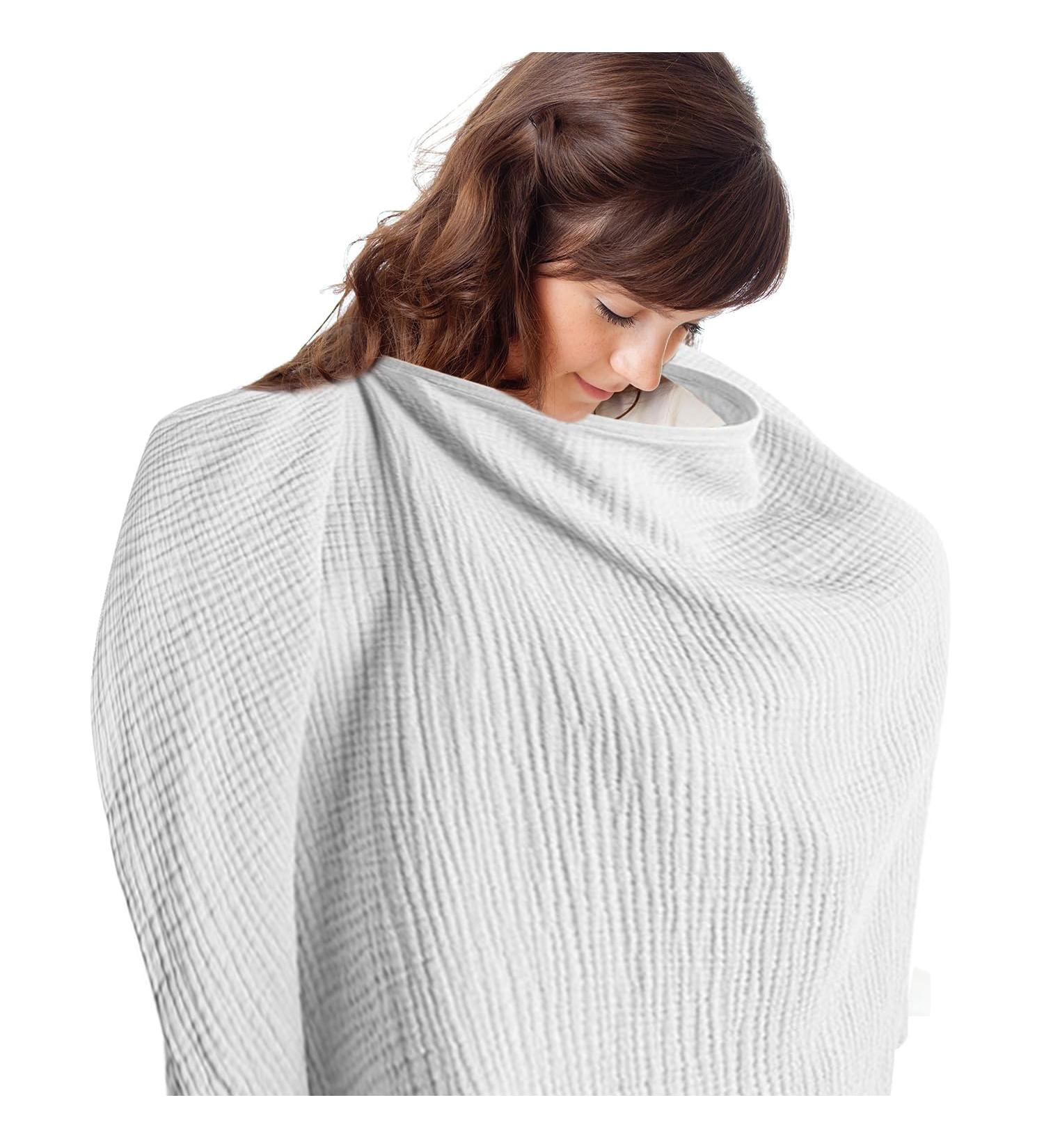 Abnaok Nursing Breastfeeding Cover - Multipurpose Baby Car Seat Blanket and Nursing Cover | Soft, Breathable Fabric - Buy Online on GoSupps.com