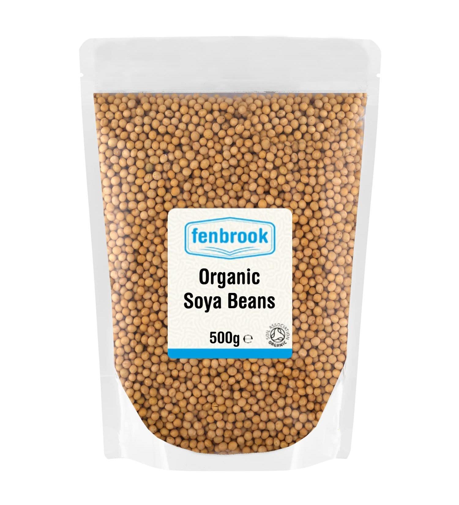 Certified Organic 500g SOYA Beans by Fenbrook Organic - Shop Now - Buy Online on GoSupps.com