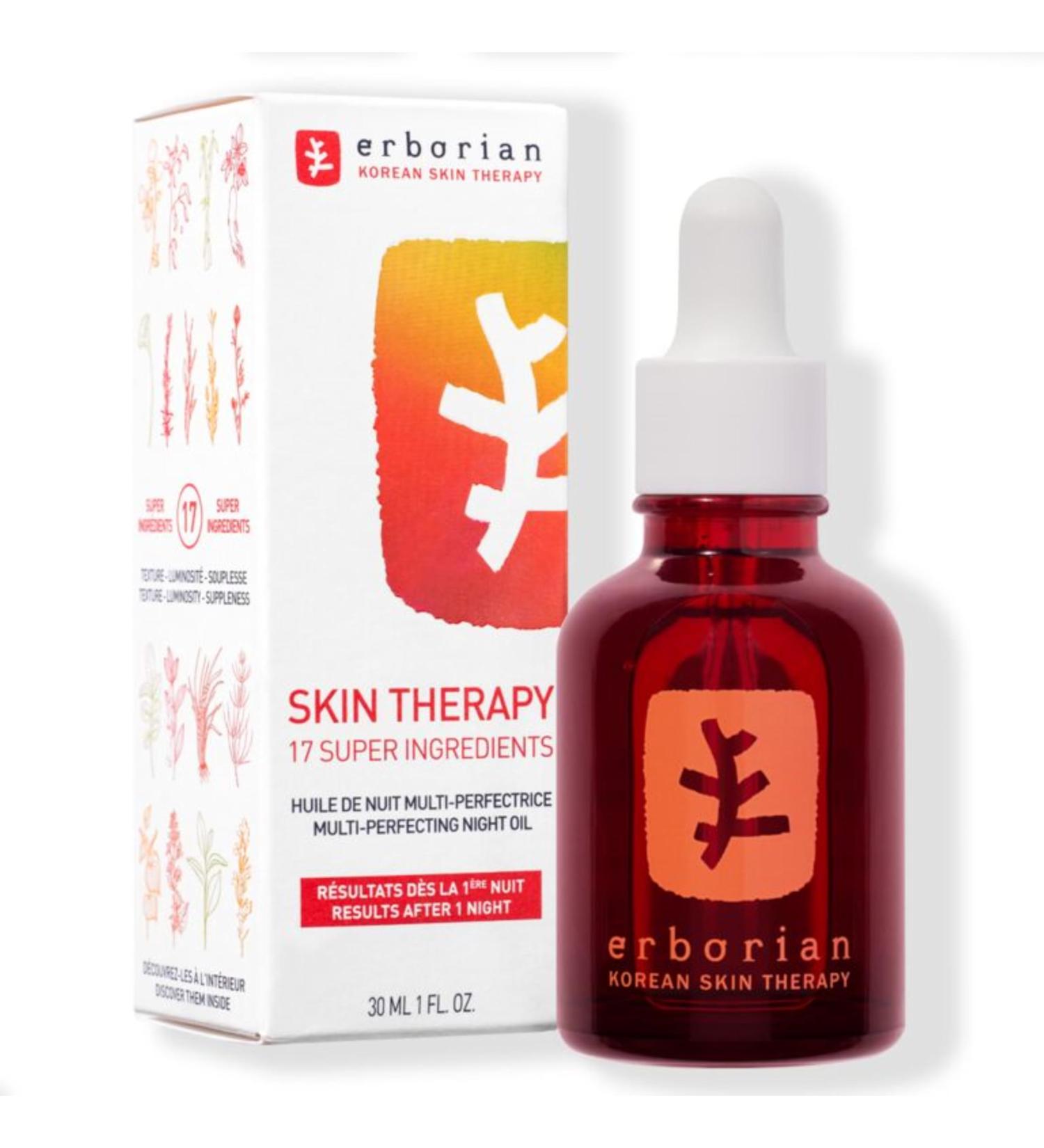 Erborian Skin Therapy Multi-Perfecting Face Oil-Serum 30ml | Reduces Signs of Fatigue | All Skin Types | Korean Cosmetics - Buy Online on GoSupps.com