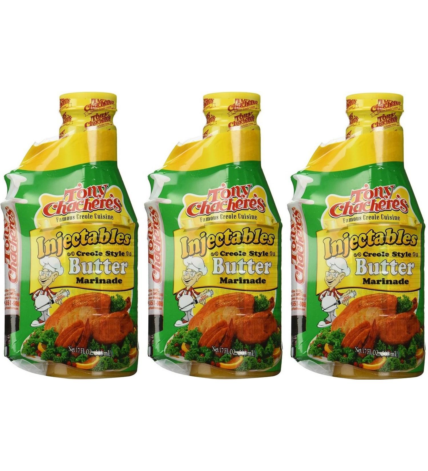 Tony Chachere's Butter with Injector 3-Pack - Buy Online on GoSupps.com