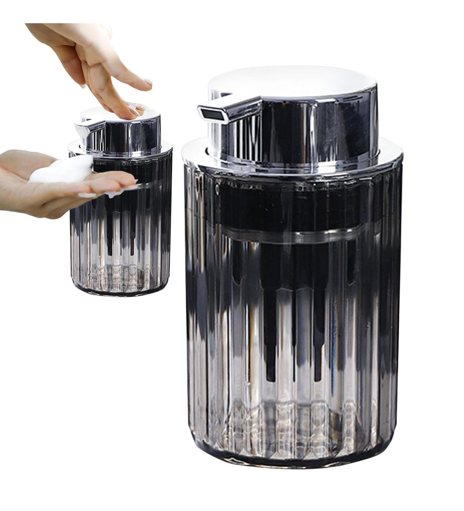 Foam Bottle Dispenser Press Mousse Foam Bottle Foam Dispenser Bottle Multilayer Seal for Shampoo Body Wash Foam Bottle Hand Wash Dispenser Face Wash Foam Dispenser Transparent Grey - Buy Online on GoSupps.com