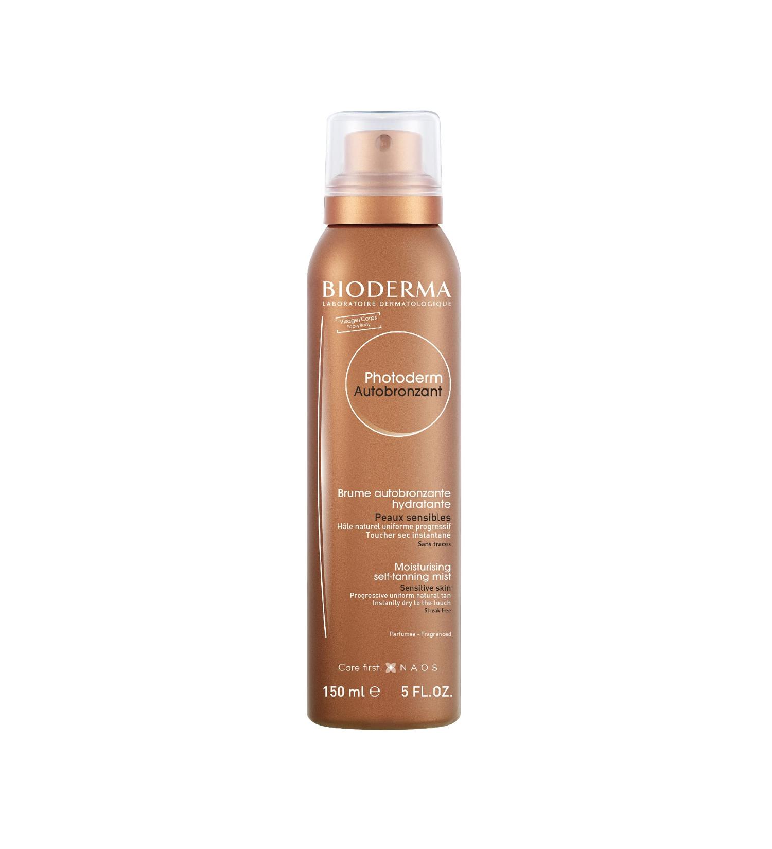 Bioderma Photoderm Self-Tanning Spray - 5 FL.OZ | Natural Sun-Kissed Glow - Buy Online on GoSupps.com
