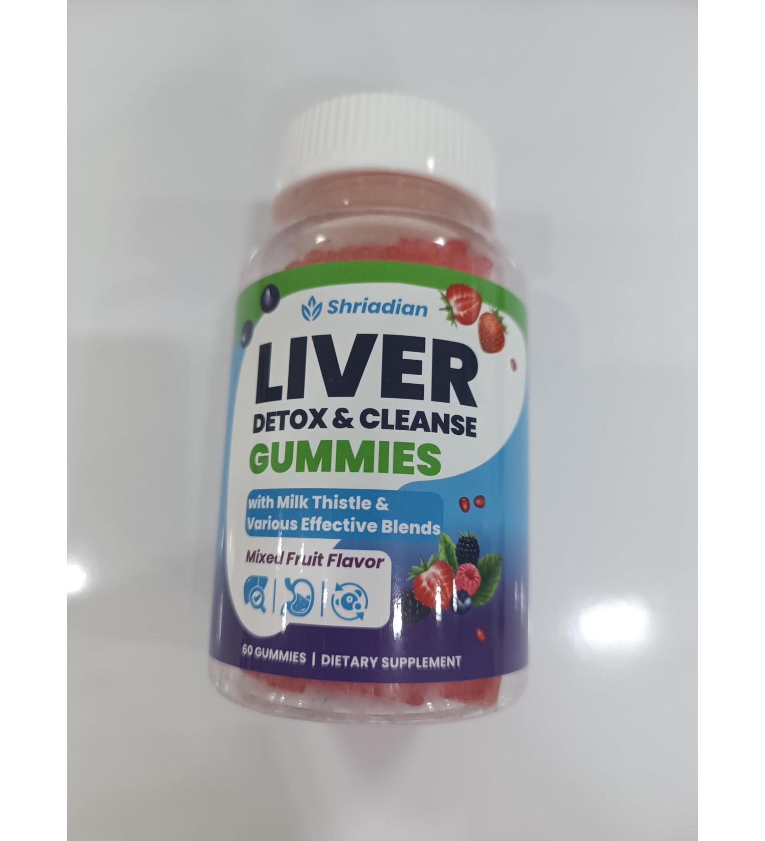 Shriadian Liver Detox Cleanse & Repair Gummies, 2 Packs - Buy Online on GoSupps.com