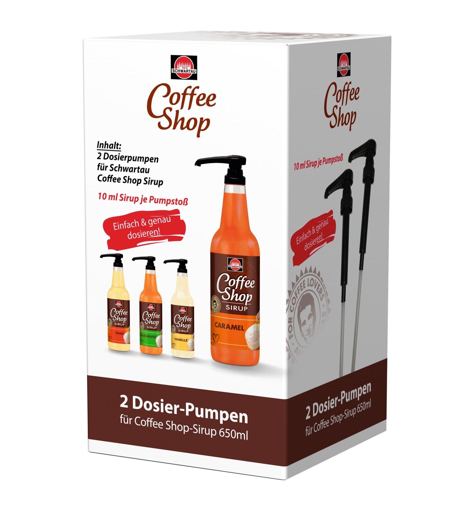 Schwarzau 33650 CoffeeShop Lot de 2 pompes de sirop