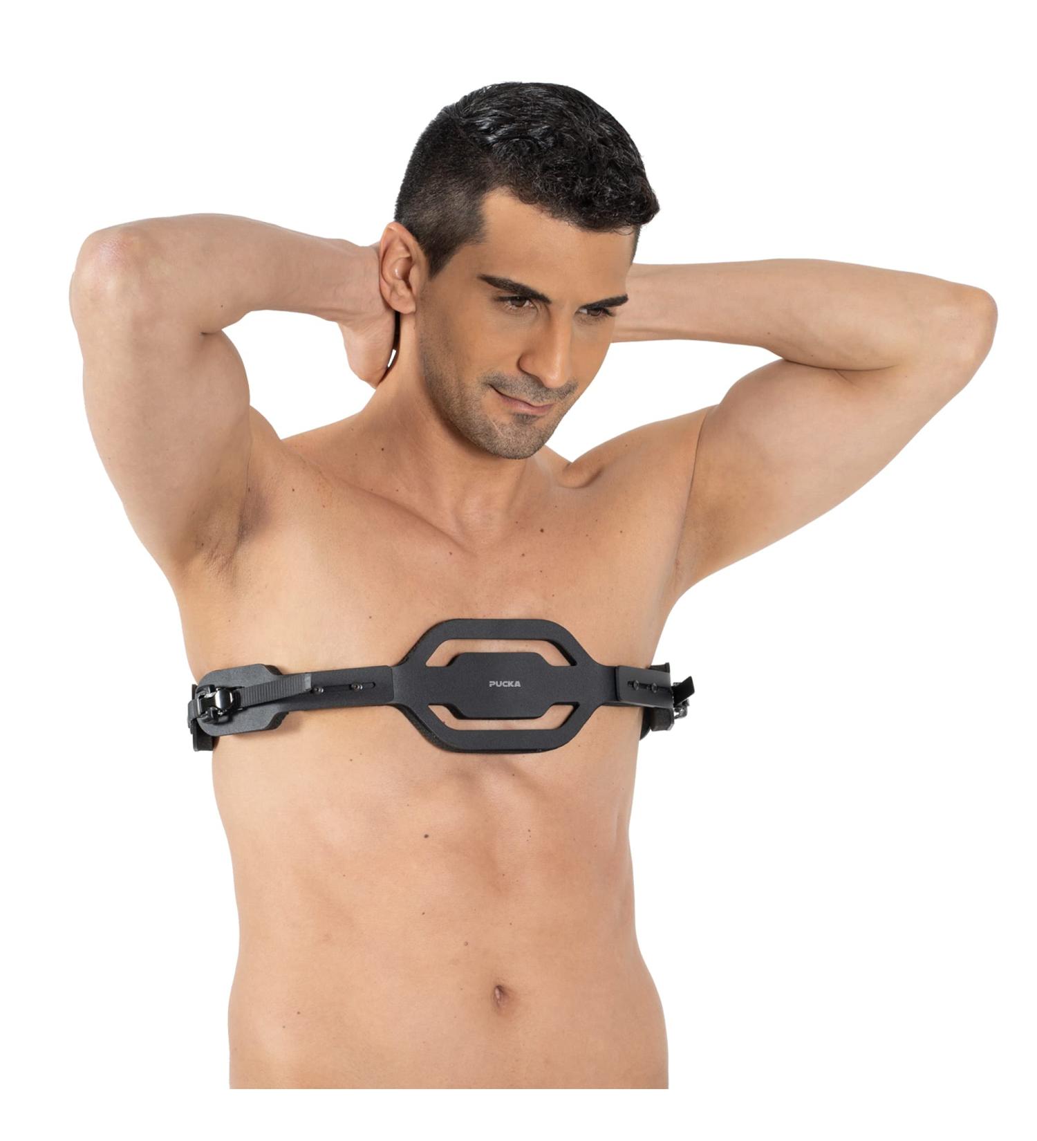 Pectus Carinatum Brace with Adjustable Buckles - Adult Sternum Compression Corset - Buy Online on GoSupps.com