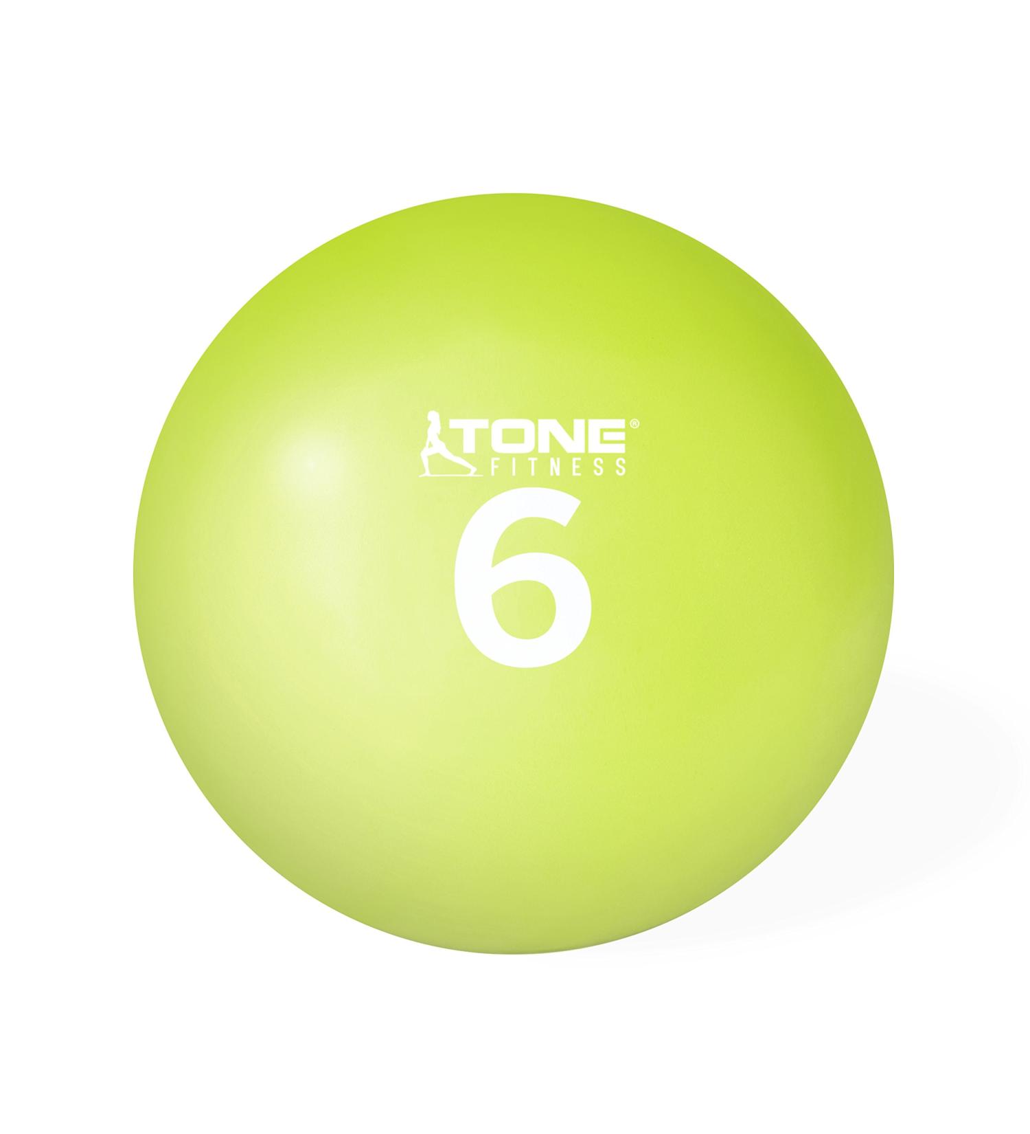 Tone Fitness Soft Weighted Toning Ball 6 lb - 1 Piece | HHKC-TN006 - Buy Online on GoSupps.com