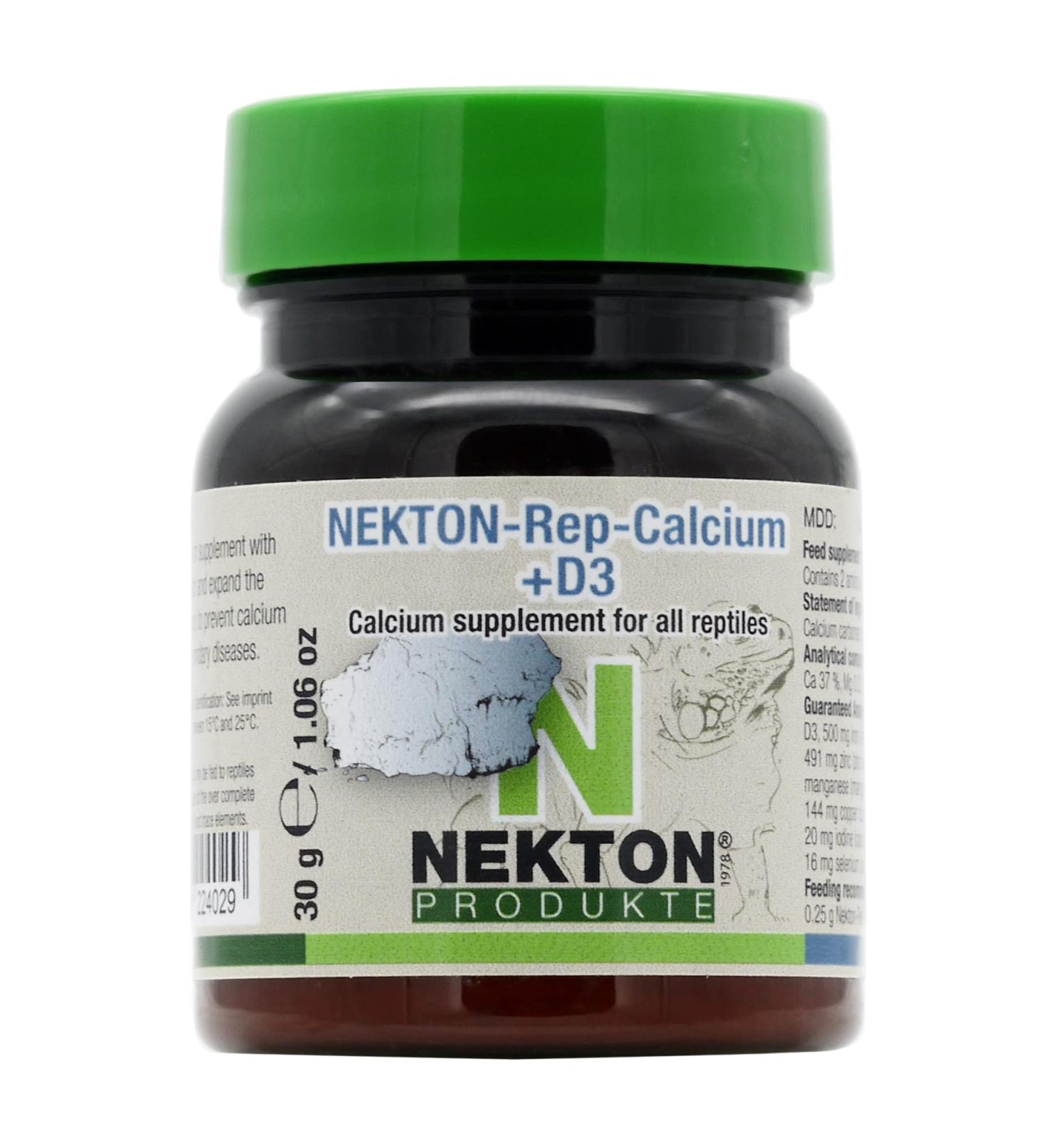 Nekton-Rep Calcium+D3 30g | Premium Calcium Supplement for Reptiles | International Shipping Available - Buy Online on GoSupps.com