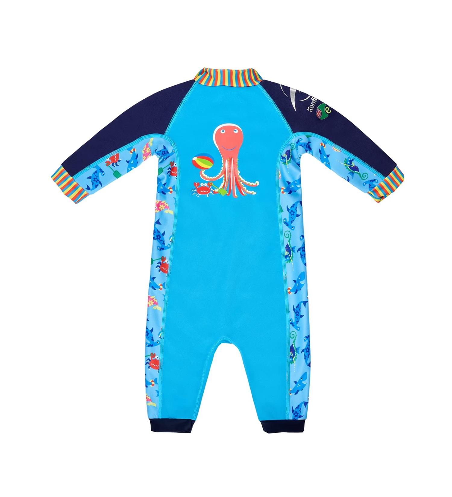 Konfidence Eco-Friendly Baby Swimsuit 6-9 Months | Fleece Lined Wetsuit with 50+ UV Protection - Buy Online on GoSupps.com