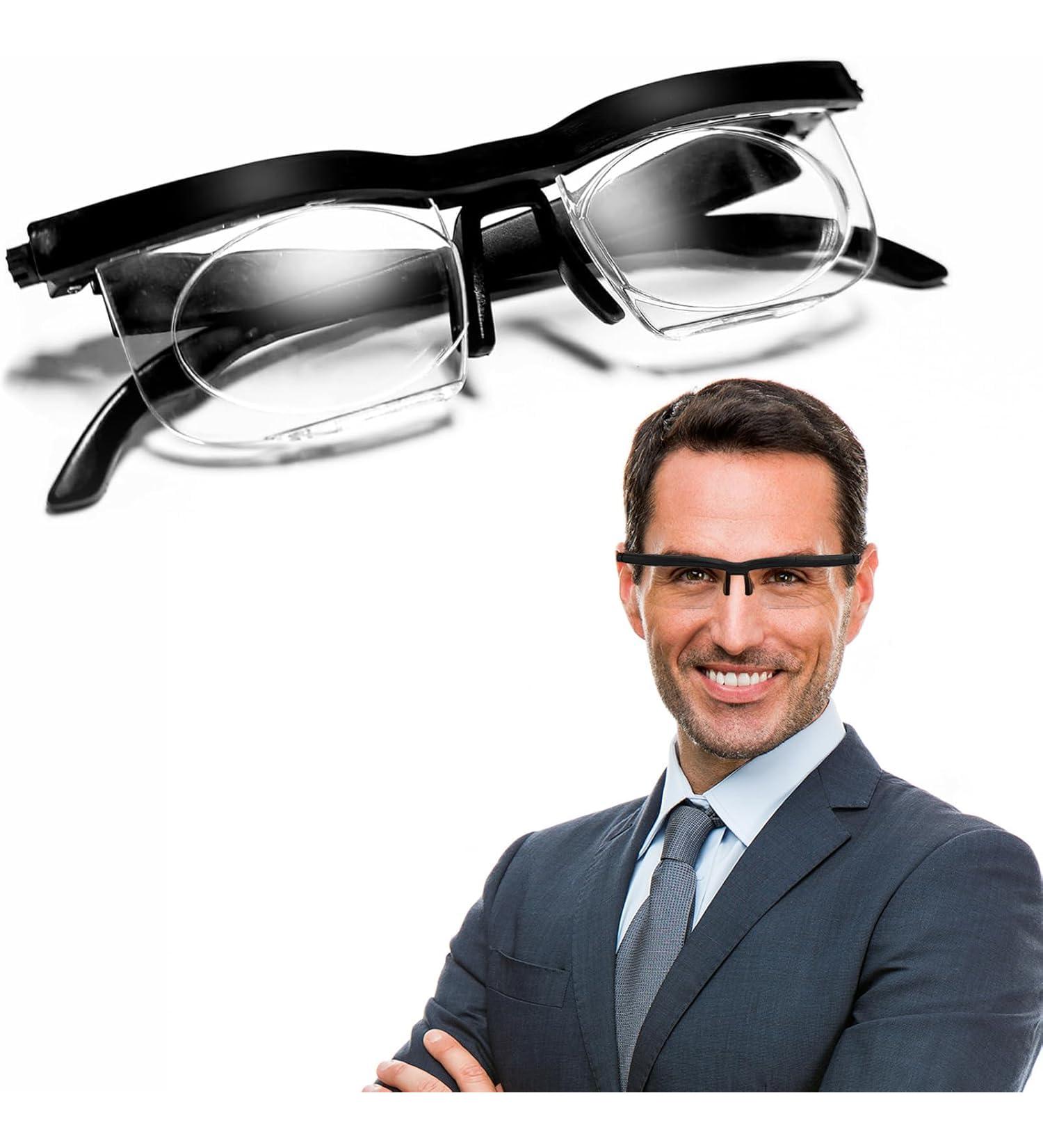 2024 Flex Focal Adjustable Glasses - Dial Vision Black | Shop Internationally for Perfect Fit - Buy Online on GoSupps.com