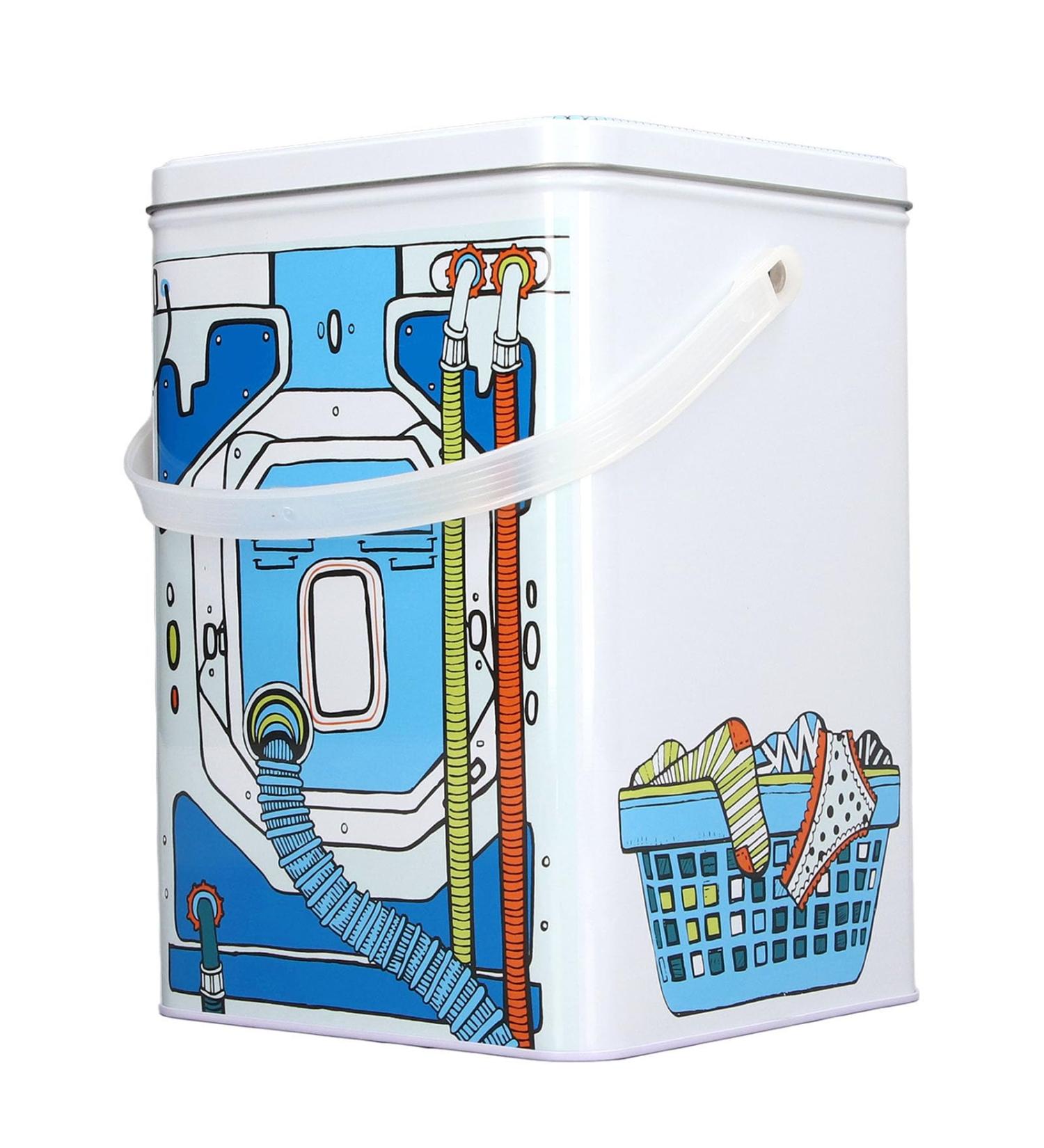 TOPINCN Powdered Laundry Detergent Container Washing Powder Large Capacity Snacks Modeling Storage Box Household Machine Storage Bucket Packing Box - Buy Online on GoSupps.com