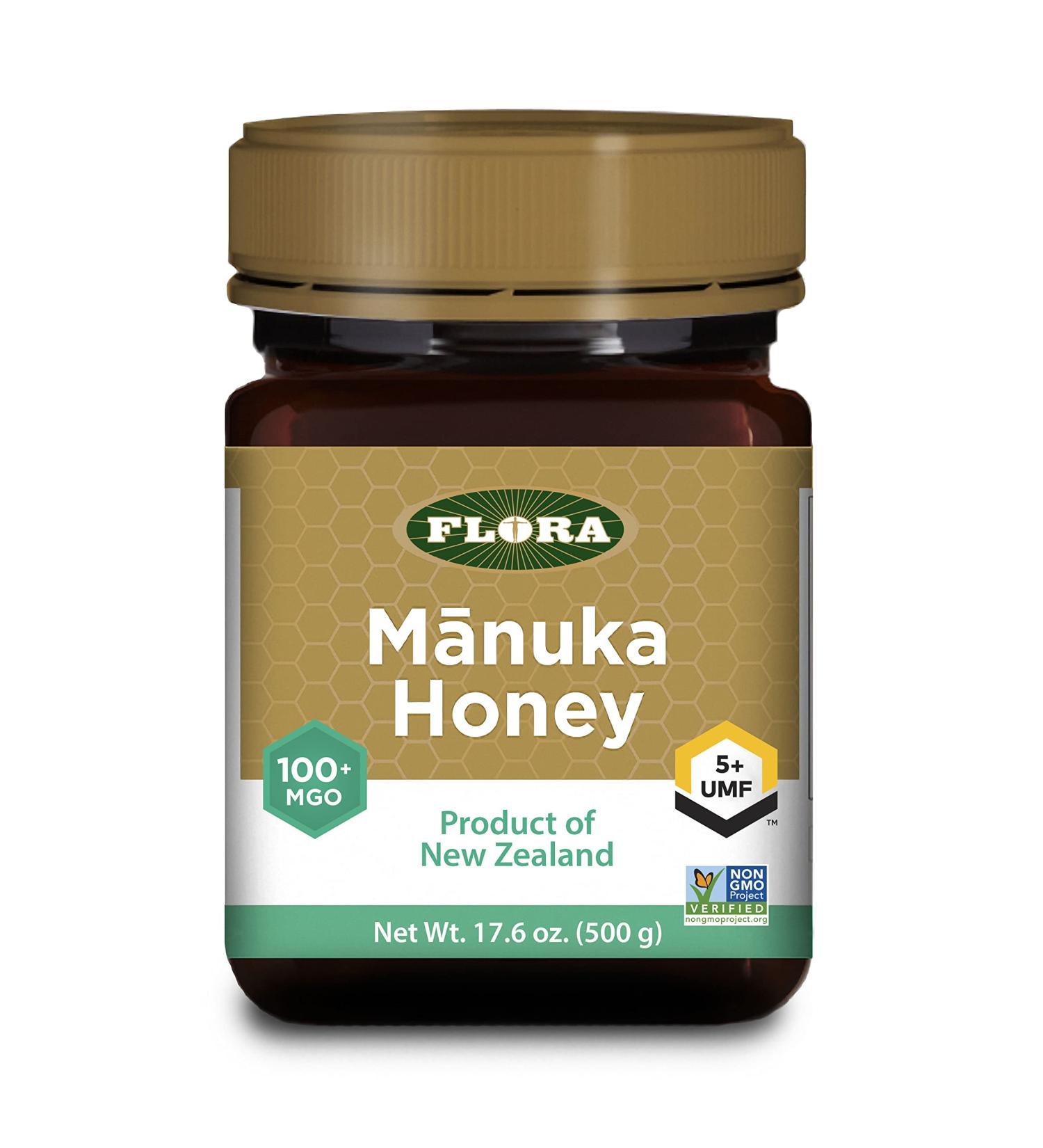 Flora Manuka Honey MGO 100+ - 17.6 oz (500 g) | Pure & Natural Sweetness - Buy Online on GoSupps.com