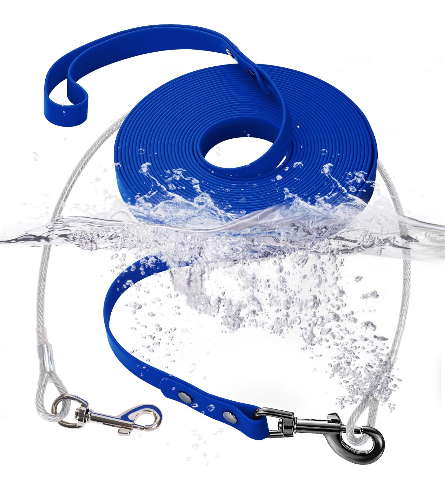 Buy Waterproof Dog Leash - Chew Proof & Training Leash (5m Blue) | International Shipping - Buy Online on GoSupps.com