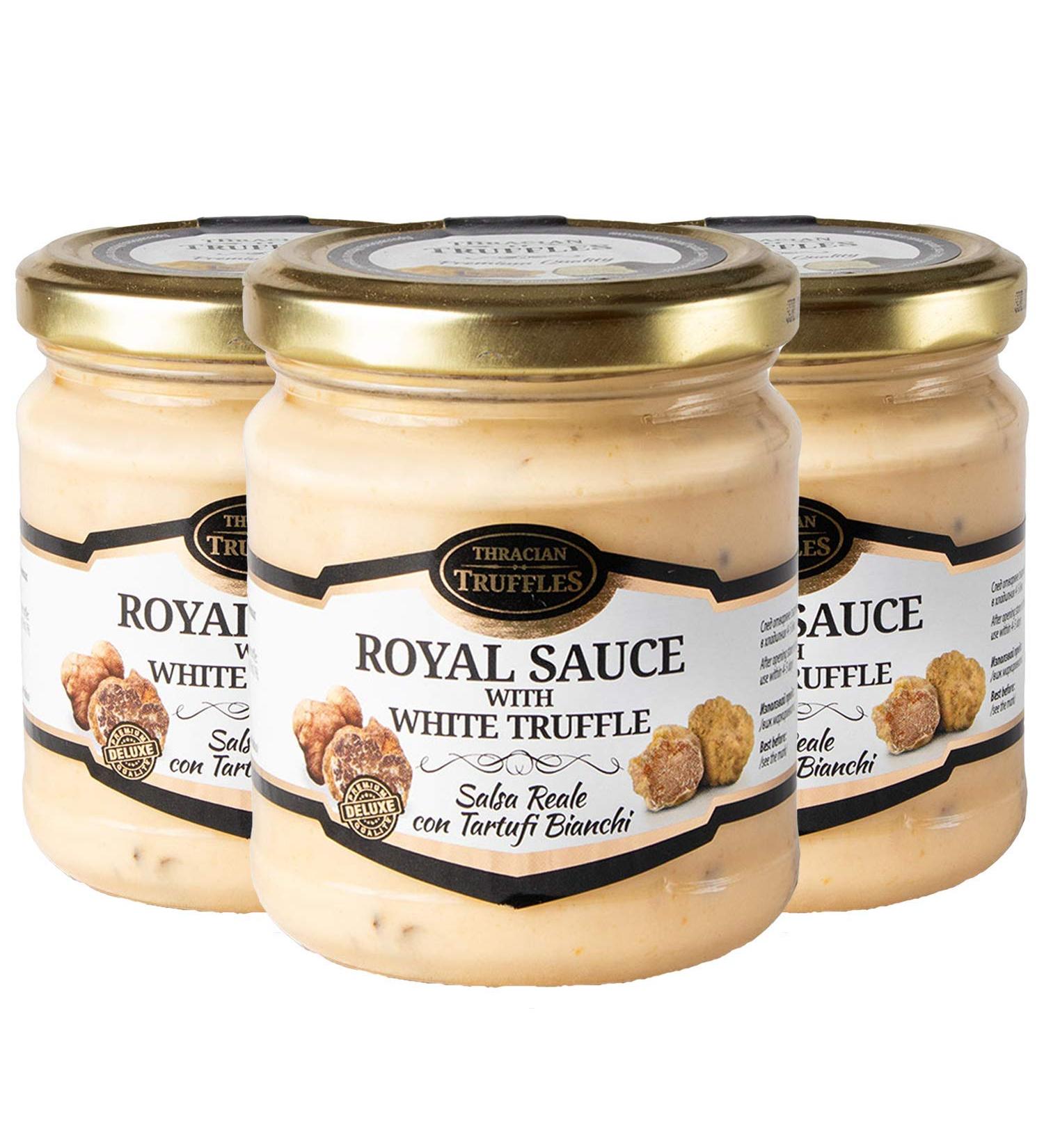 Premium White Truffle Cream & Cheese | Tuber Magnatum Pico | Ideal for Meat Pasta Risotto & Sushi (3 x 180g) - International Shipping - Buy Online on GoSupps.com