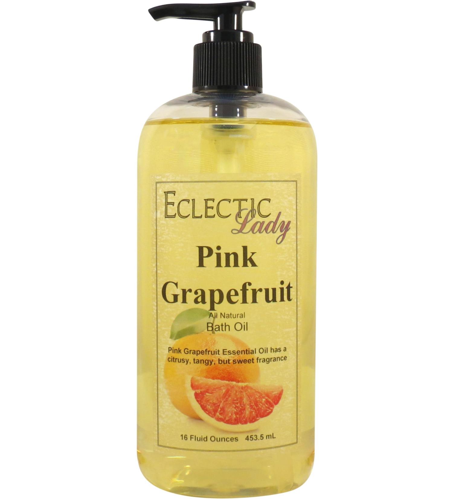 Pink Grapefruit Bath Oil - Scented Body Oil - Relaxing & Moisturizing Bathing Oil - Fragrance Body Oil For Dry & Rough Sensitive Skin - 16 oz 16 Fl Oz (Pack of 1) - Buy Online on GoSupps.com