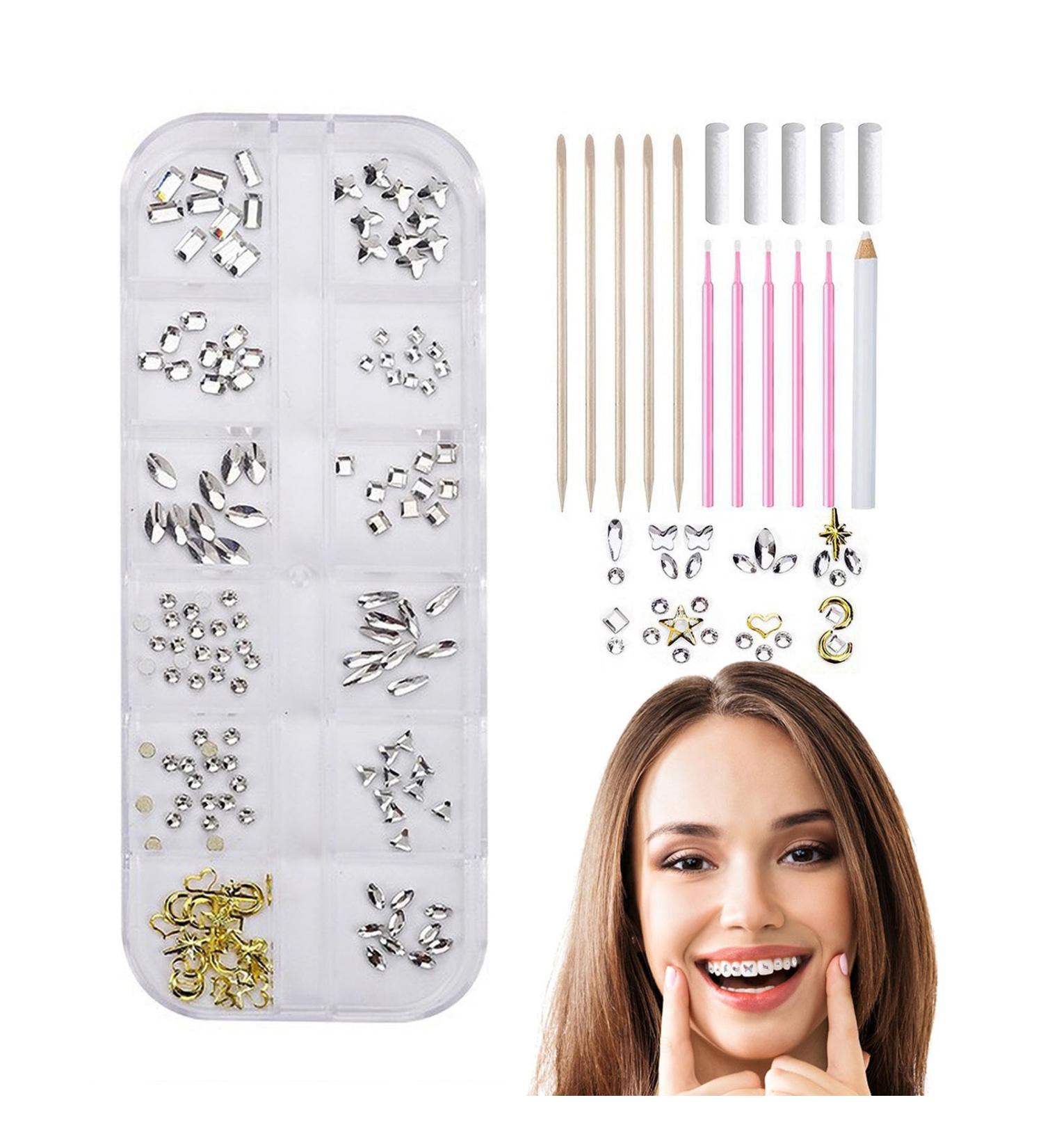 Shop Tartar Set - Gemstone Crystal Tooth Kit for DIY Dental Decoration | Fashionable Teeth Edelstones for a Bright Smile - Buy Online on GoSupps.com