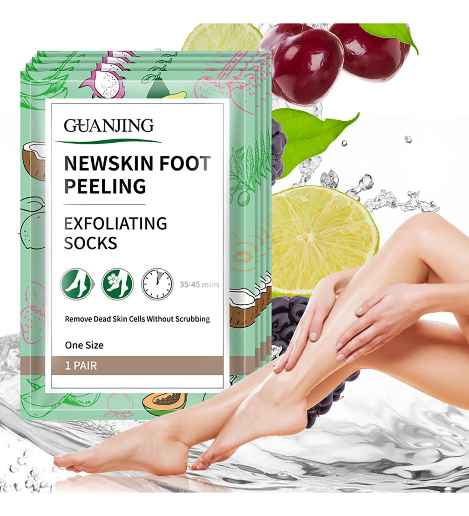 Buy Joyeee Cornea Socks - 4 Pairs Foot Peel Mask for Callus Removal & Dry Skin Treatment - Buy Online on GoSupps.com