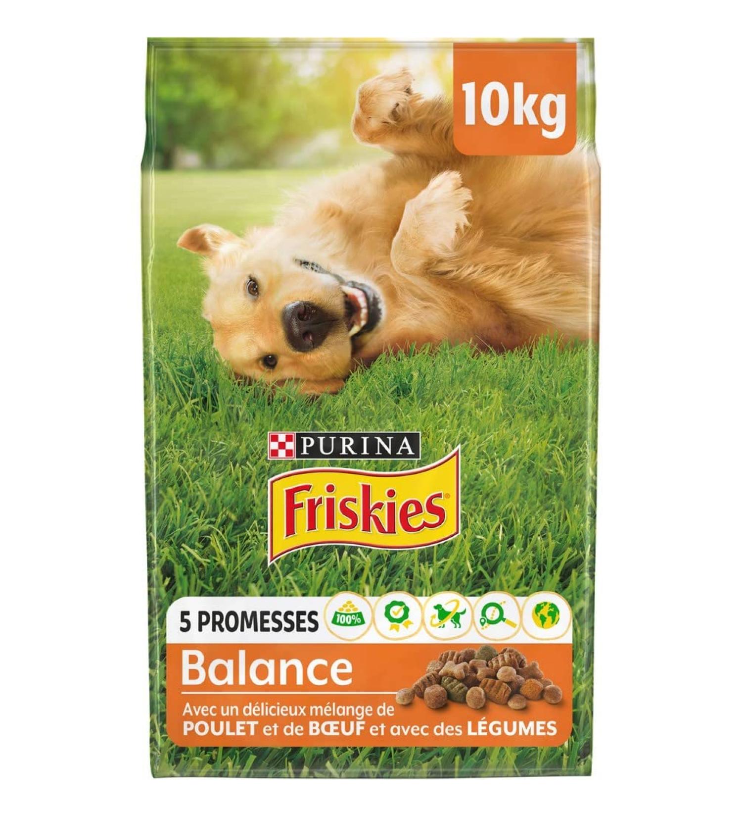 Friskies Complete food for adult dogs Green and Blue 10 kg (Pack of 1) - Buy Online on GoSupps.com