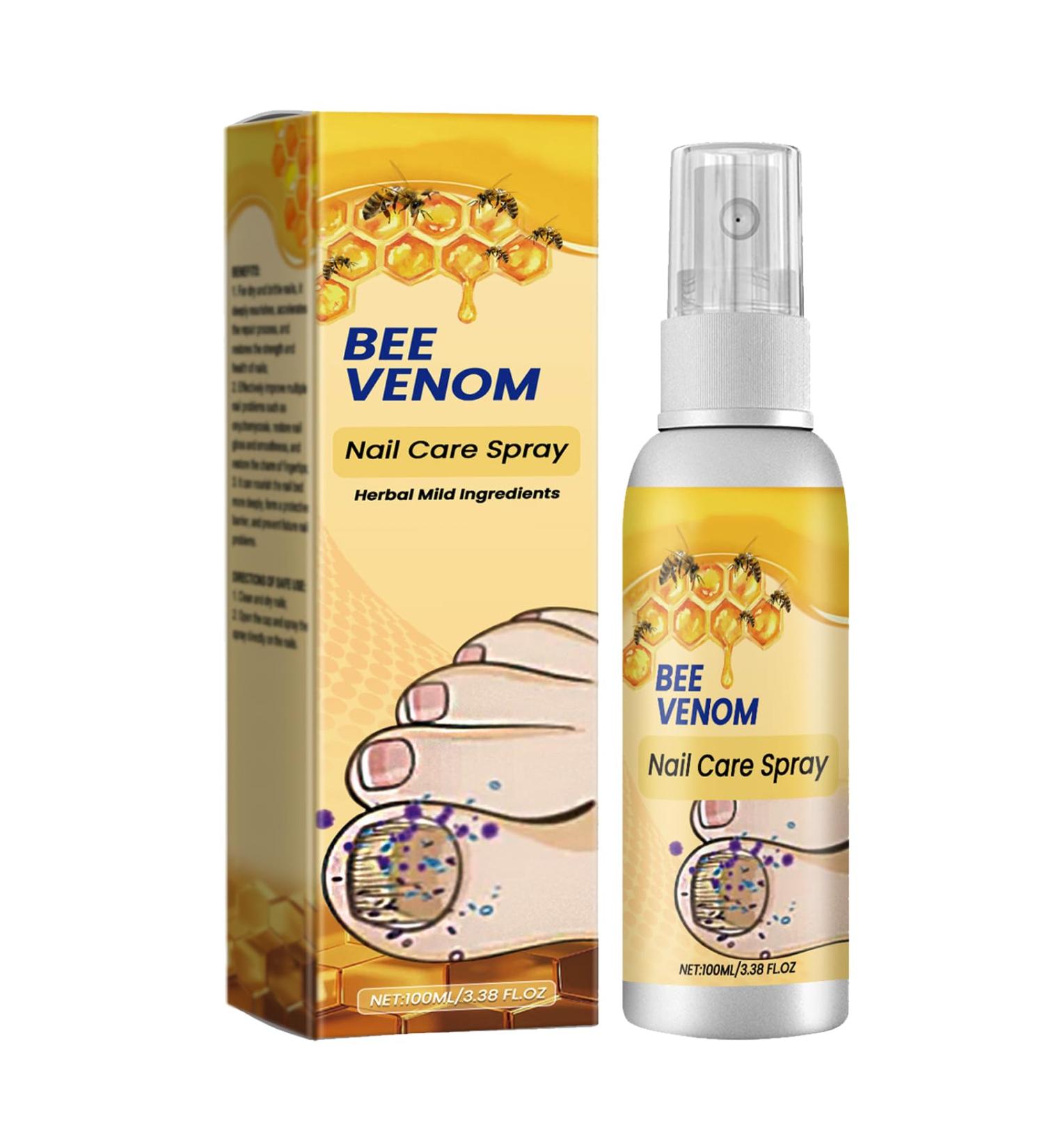 Bee Venom S rum de reconstruction des ongles venin d'abeille spray de soin des ongles s rum de r paration pour ongles des mains et des pieds d fense des ongles renforcement des cuticules - Buy Online on GoSupps.com