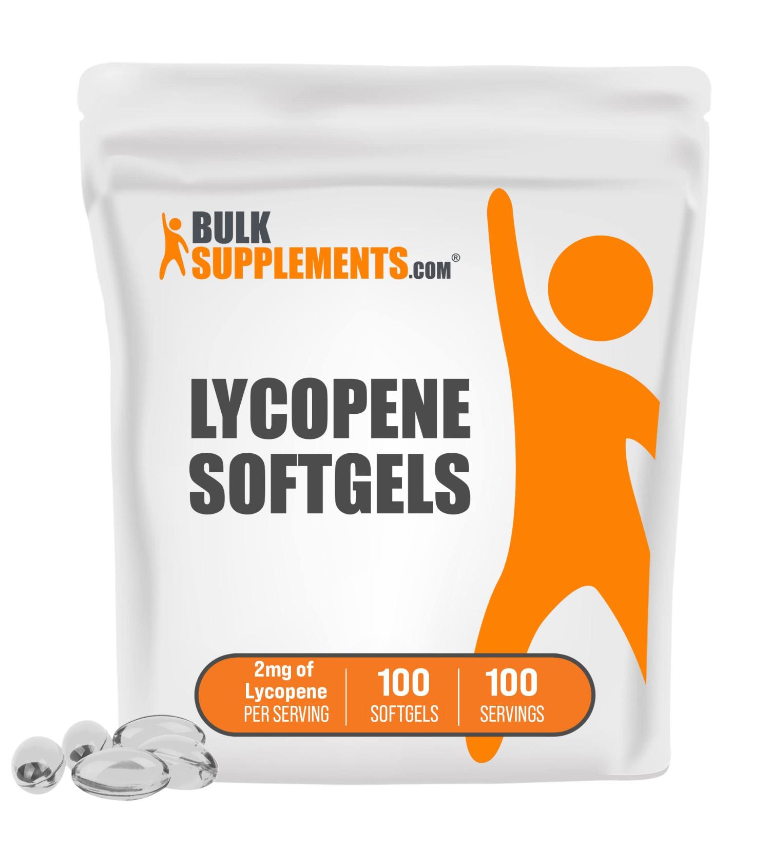Lycopene Softgels - Antioxidant Support Dietary Supplement - 2 mg per Serving - 100-Day Supply, 100 Softgels - Buy Online on GoSupps.com