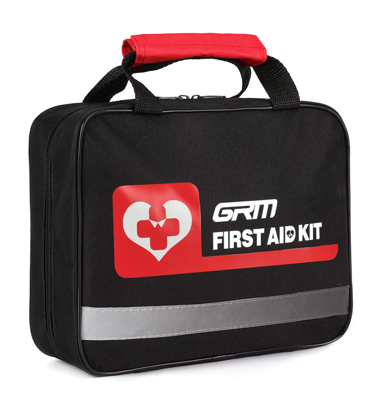 GRM Upgraded 465-Piece First Aid Kit for Car, Home, Outdoors, Camping, Travel & Survival - Ideal for Office, Workplace, Businesses - Emergency Supplies - Buy Online on GoSupps.com