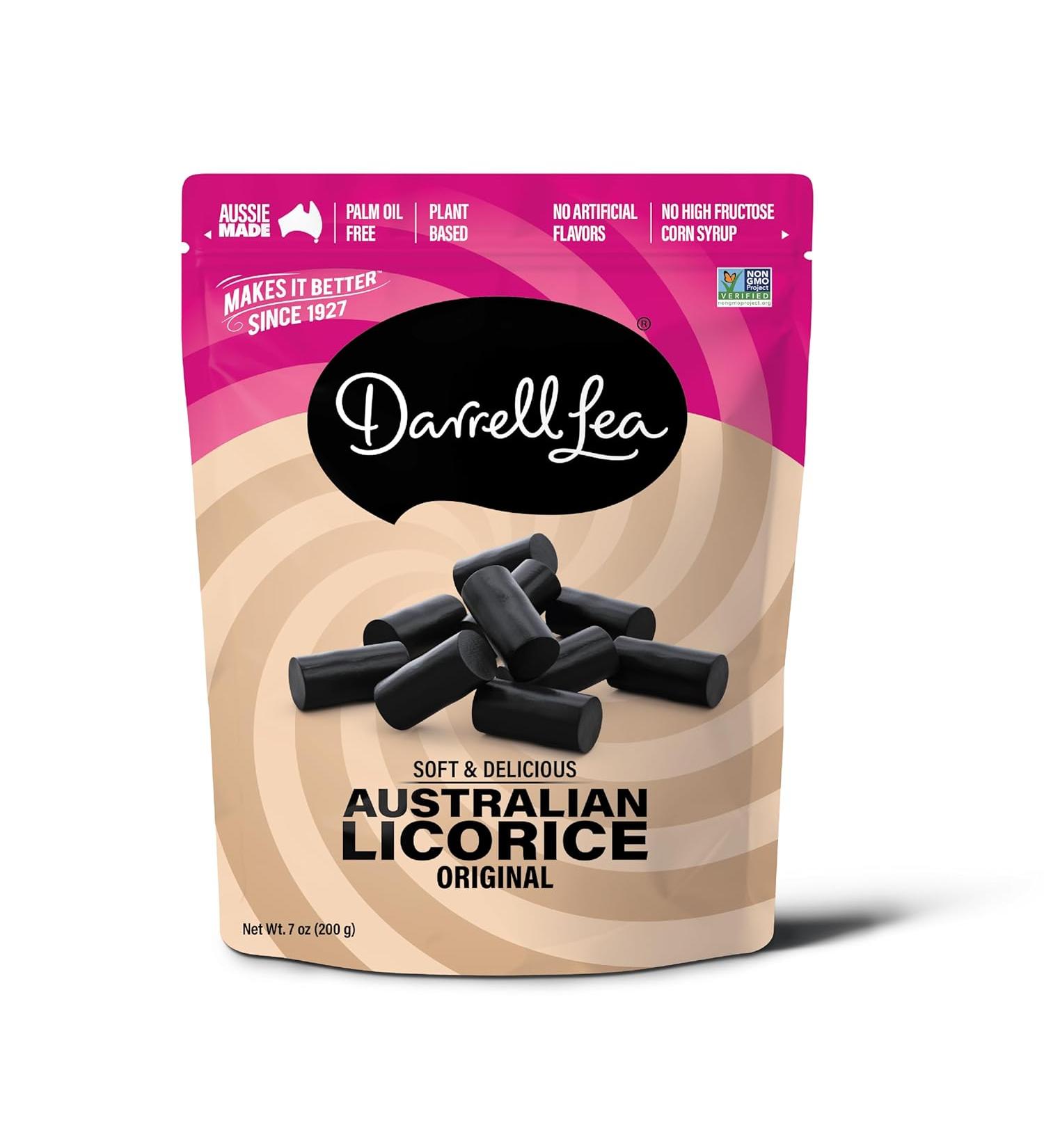 Darrell Lea Original Black Licorice - 7 oz: Premium Australian Licorice - Buy Online on GoSupps.com