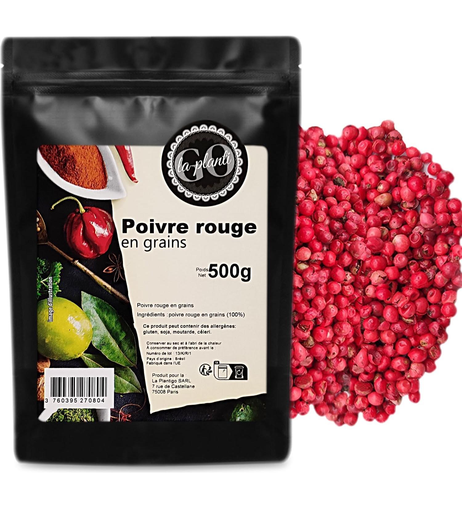 Red pepper grains 500 g - LA PLANTIGO - Buy Online on GoSupps.com