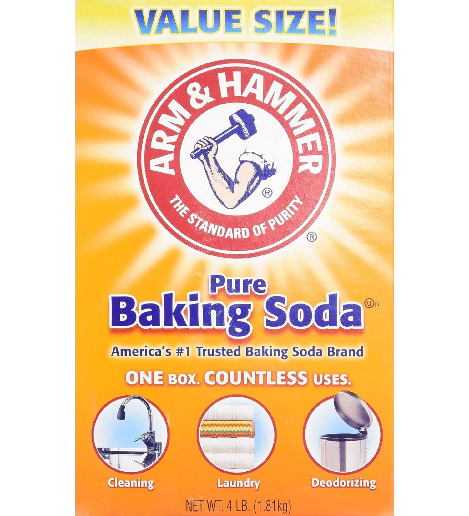Arm & Hammer Poudre de carbonate de sodium 4LB - Poudre de carbonate de sodium pour une utilisation polyvalente en p tisserie mit Kajal Sticker 1.81 kg (Lot de 1) - Buy Online on GoSupps.com