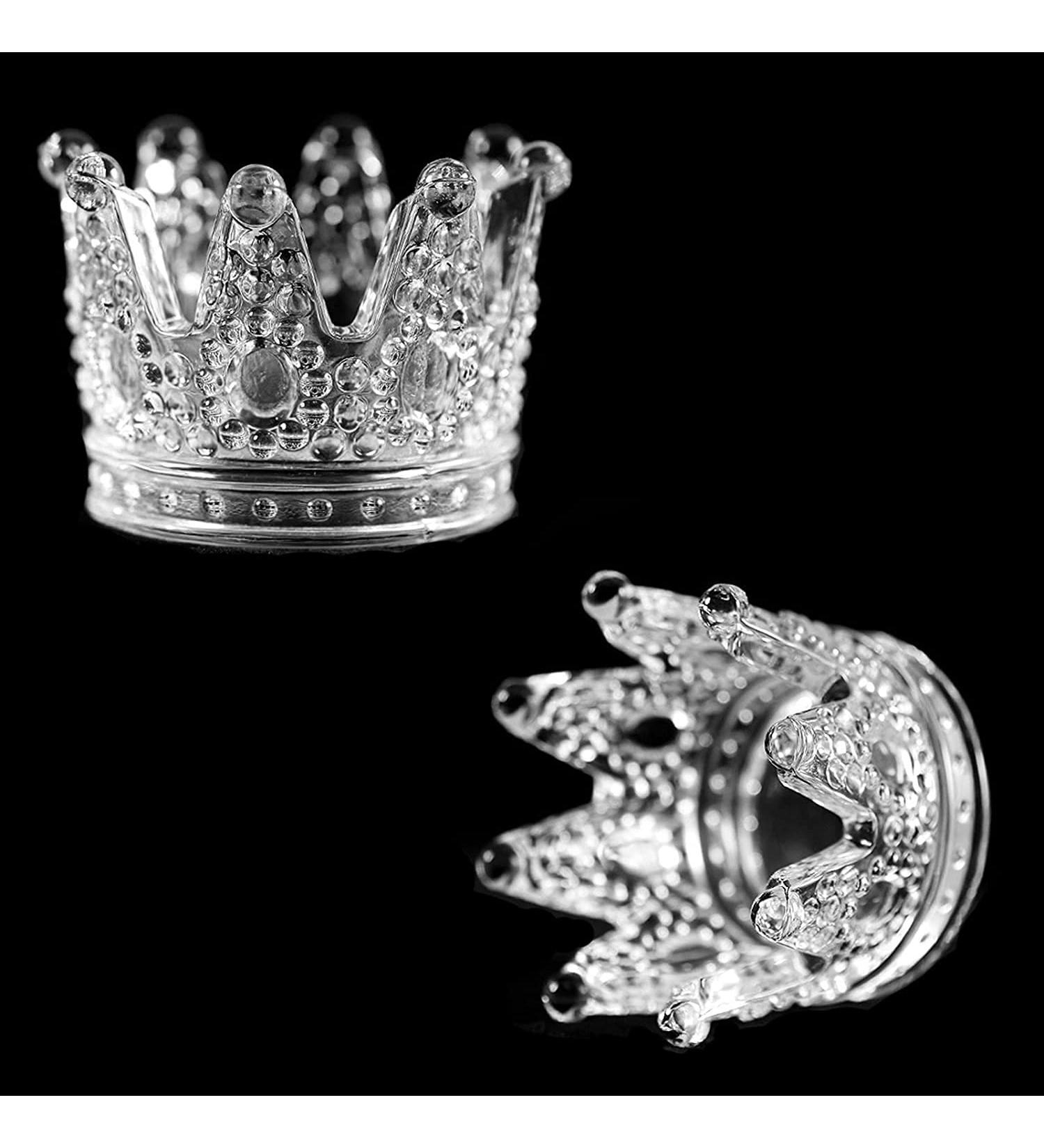 2 PCS Glass Dappen Dish for Acrylic Nails - 2 in 1 Crystal Bowl for Acrylic Liquid & Powder - Monomer Dish for Crown Nails - Transparent Color - Buy Online on GoSupps.com