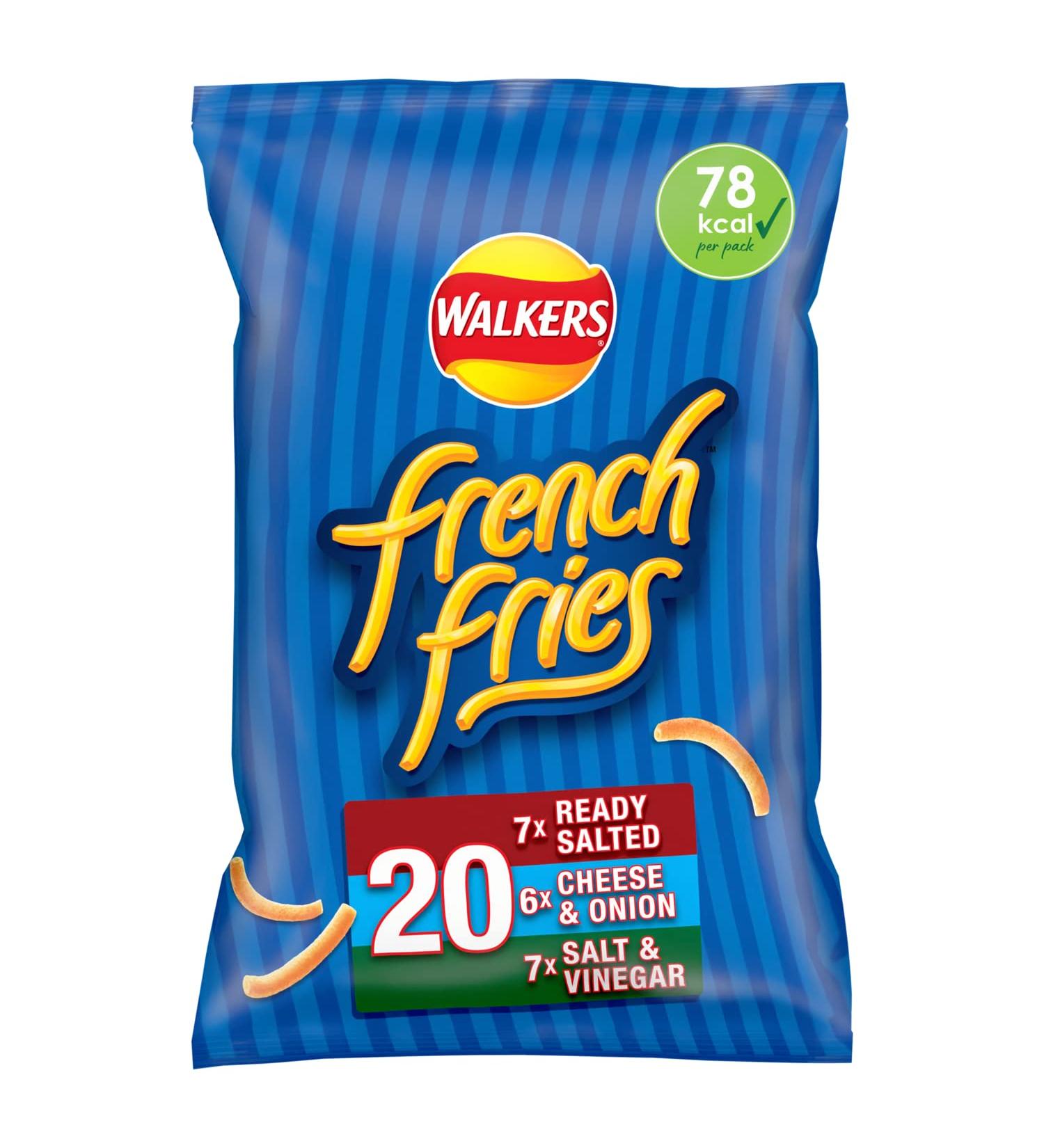 Walkers French Fries Variety 20pk 360 g (Pack of 1) - Buy Online on GoSupps.com
