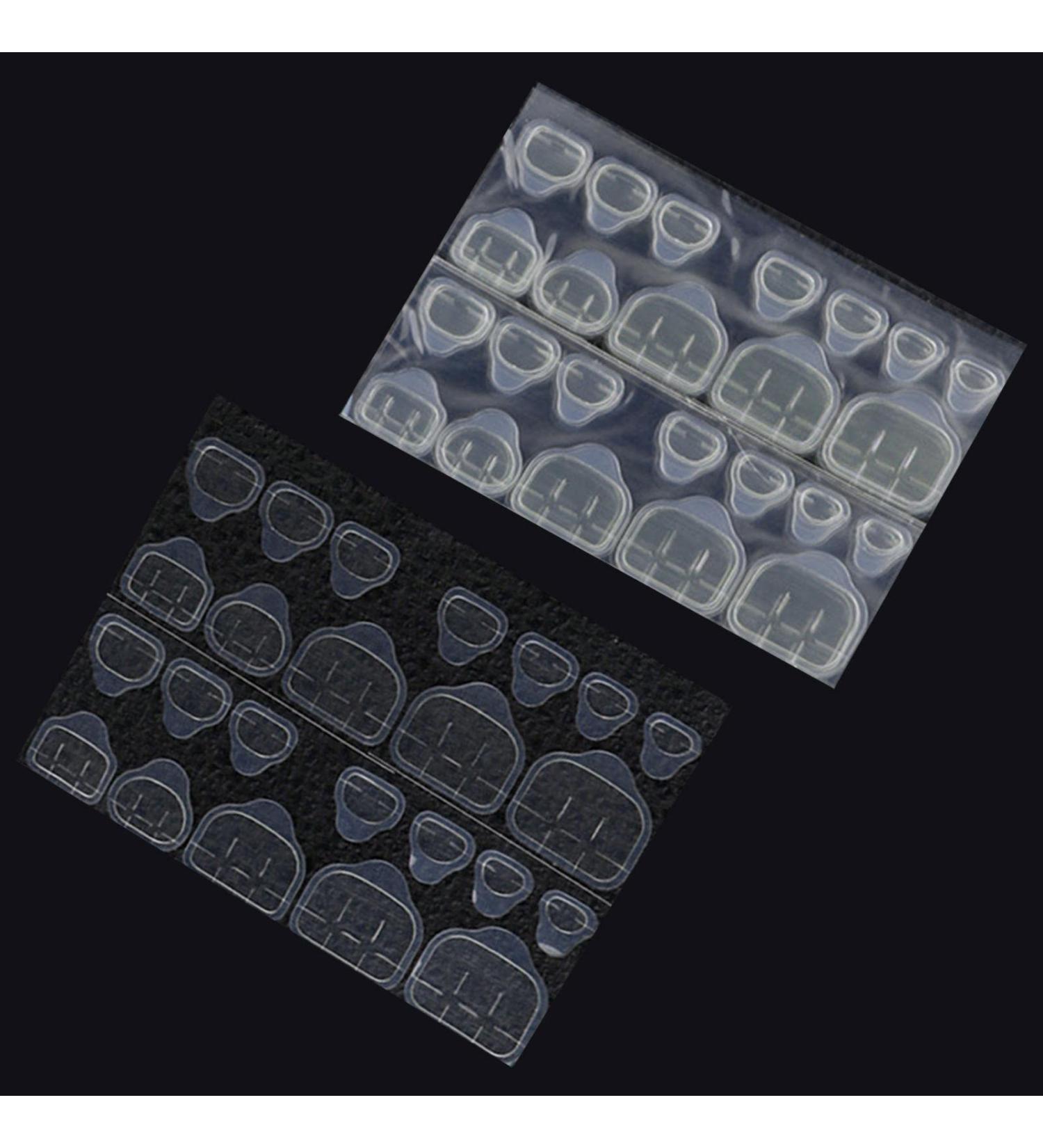 Nail Sticky Tabs | 50 Sheets Fake Nails Glue Stickers | Waterproof Acrylic Jelly Adhesive Tabs for Professionals or Beginners Double Sided - Buy Online on GoSupps.com