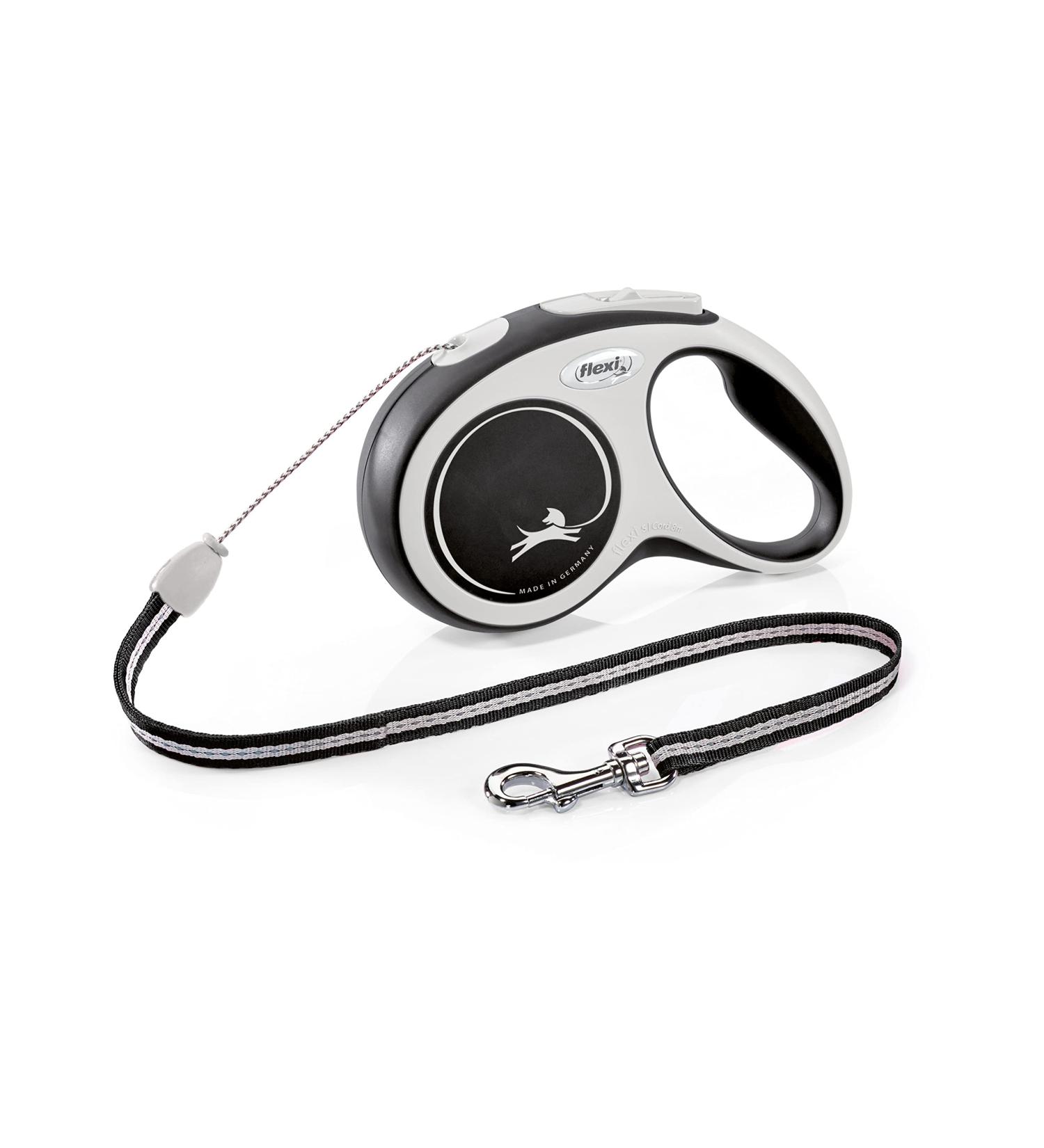 Buy Flexi Dog Leash - Extendable with Soft Handle | 3m 5m 8m for Dogs 8-20kg - Black - International Shipping Available - Buy Online on GoSupps.com