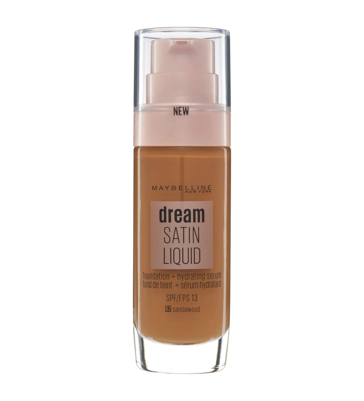 Maybelline Dream Satin Liquid Foundation 62 Sandelwood Beige - Buy Online on GoSupps.com